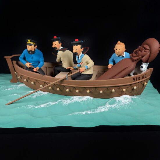 Figurine Family - La Chaloupe Tintin -Fariboles