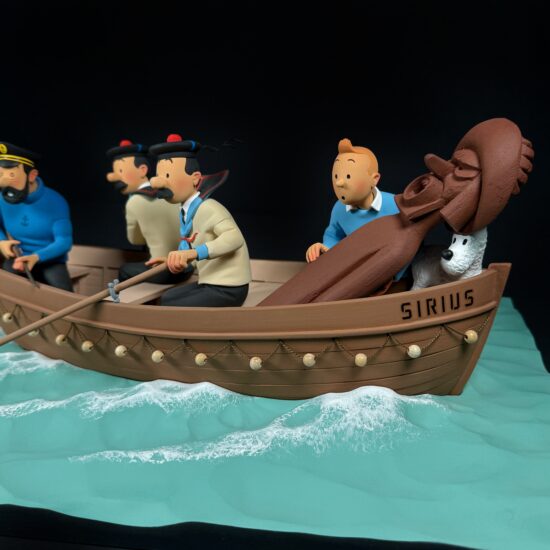 Figurine Family - La Chaloupe Tintin -Fariboles