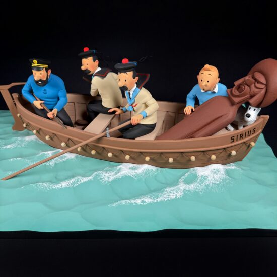 Figurine Family - La Chaloupe Tintin -Fariboles