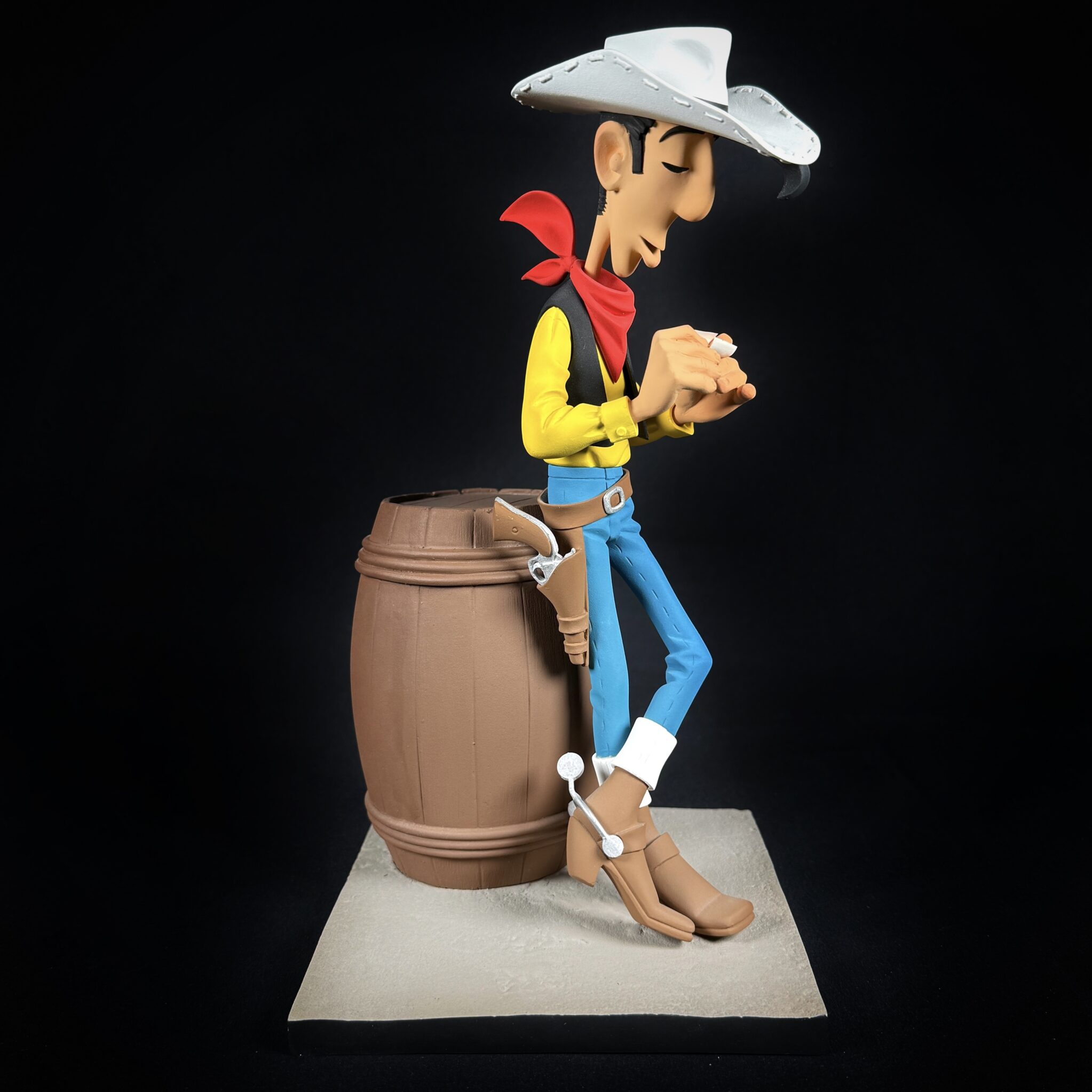 Figurine Family - Lucky Luke tonneau -Fariboles