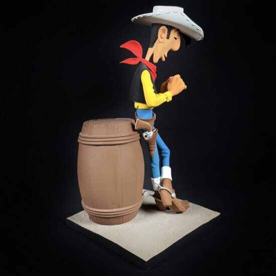 Figurine Family - Lucky Luke tonneau -Fariboles