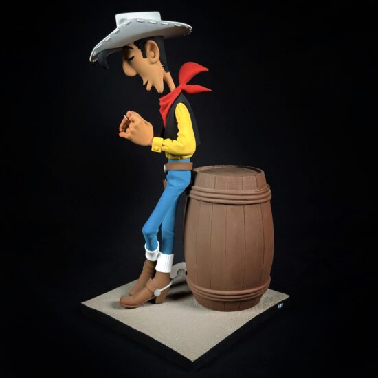 Figurine Family - Lucky Luke tonneau -Fariboles