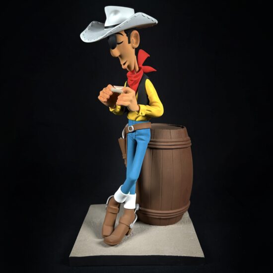 Figurine Family - Lucky Luke tonneau -Fariboles