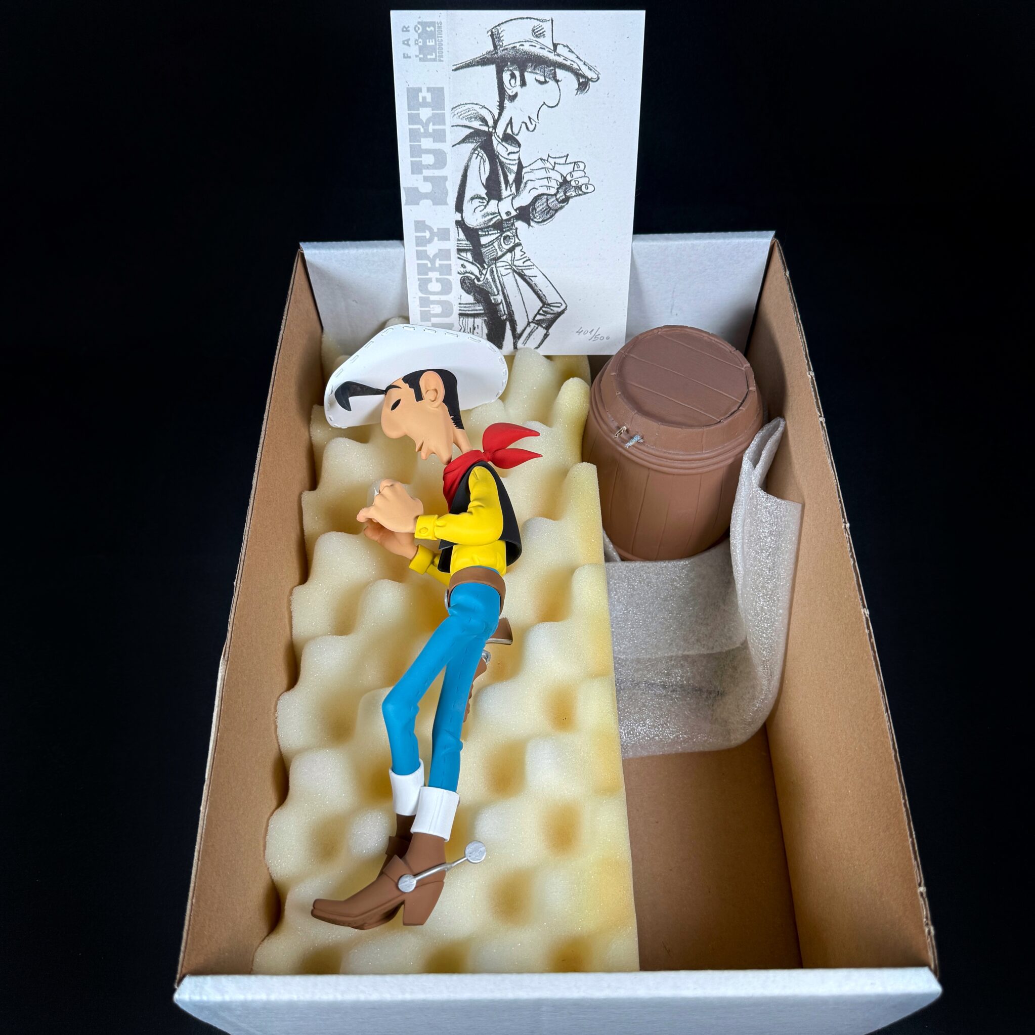 Figurine Family - Lucky Luke tonneau -Fariboles