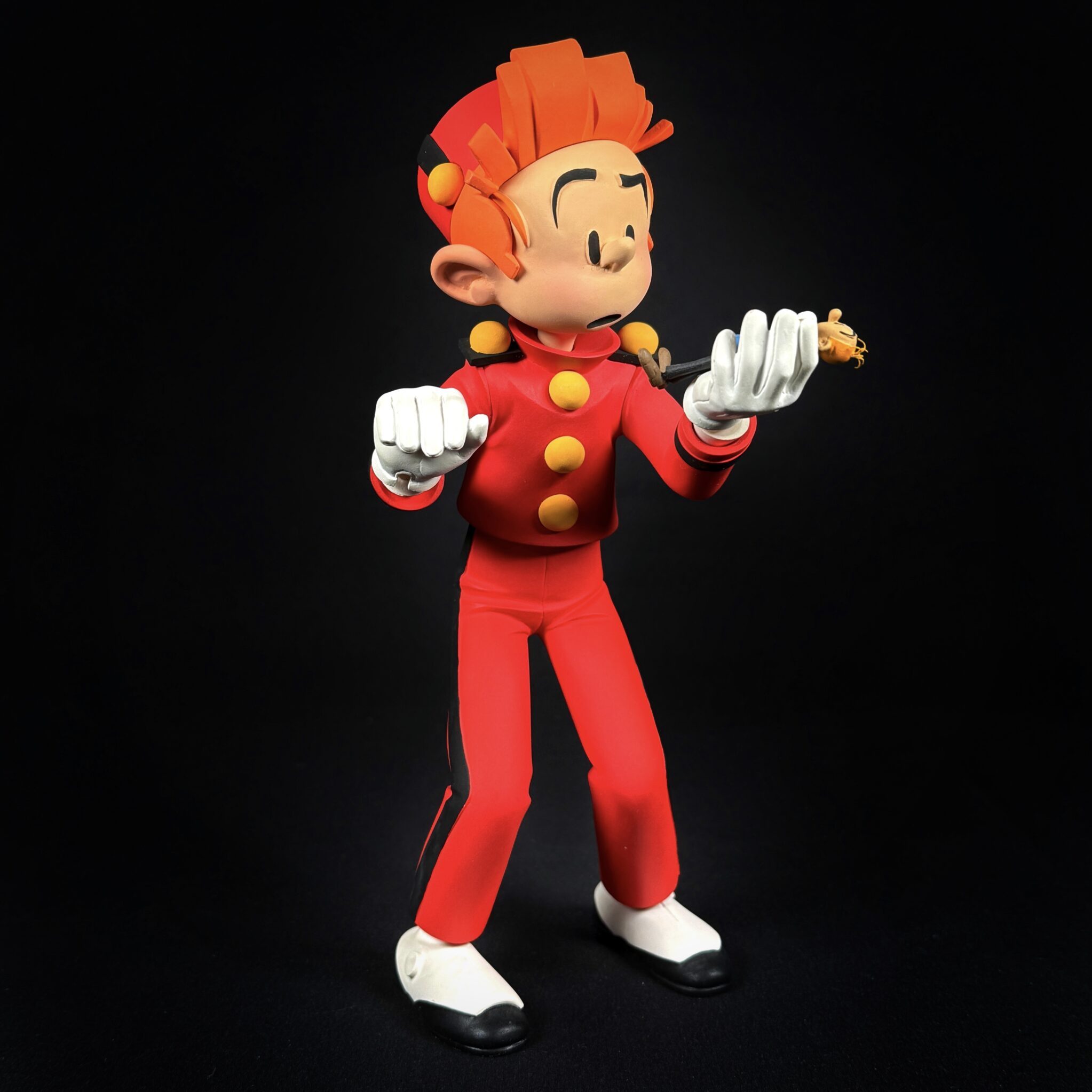 Figurine Family - Spirou tenant fantasio - Fariboles