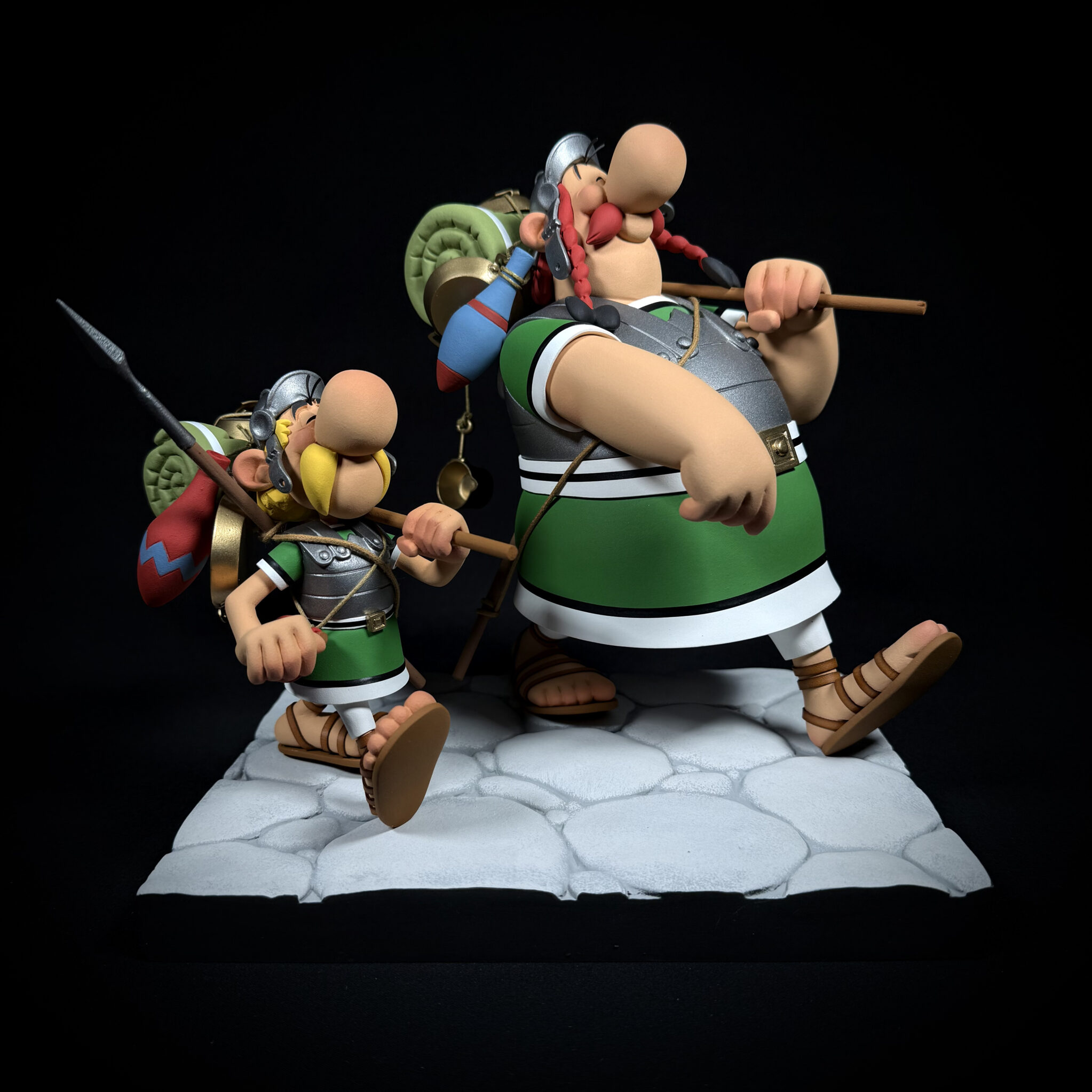 Figurine Family - Les légionnaires Astérix -Fariboles