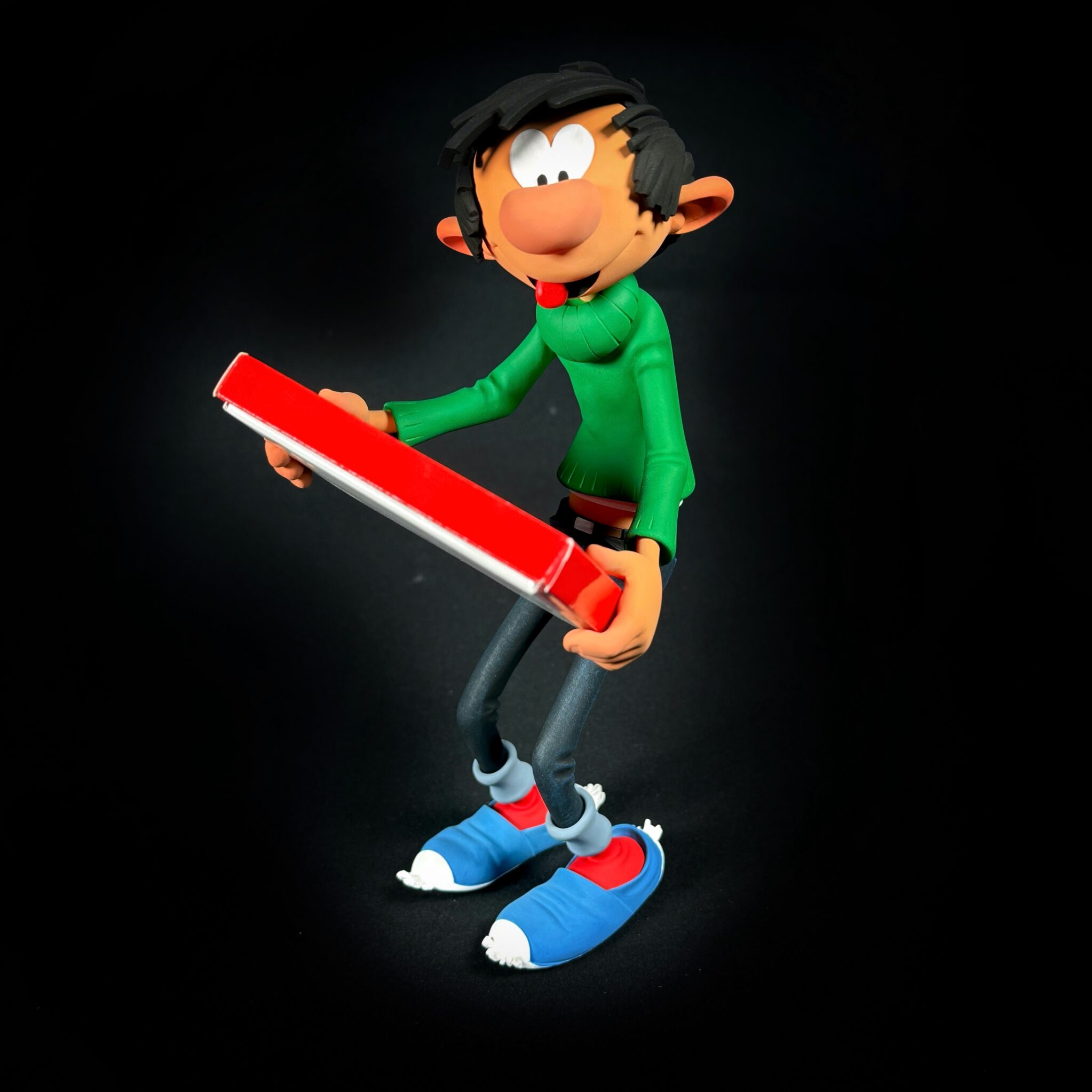 Figurine Family - Gaston Lagaffe petit chimiste - Fariboles