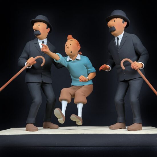 Figurine Family - Comme on se retrouve Tintin - Fariboles