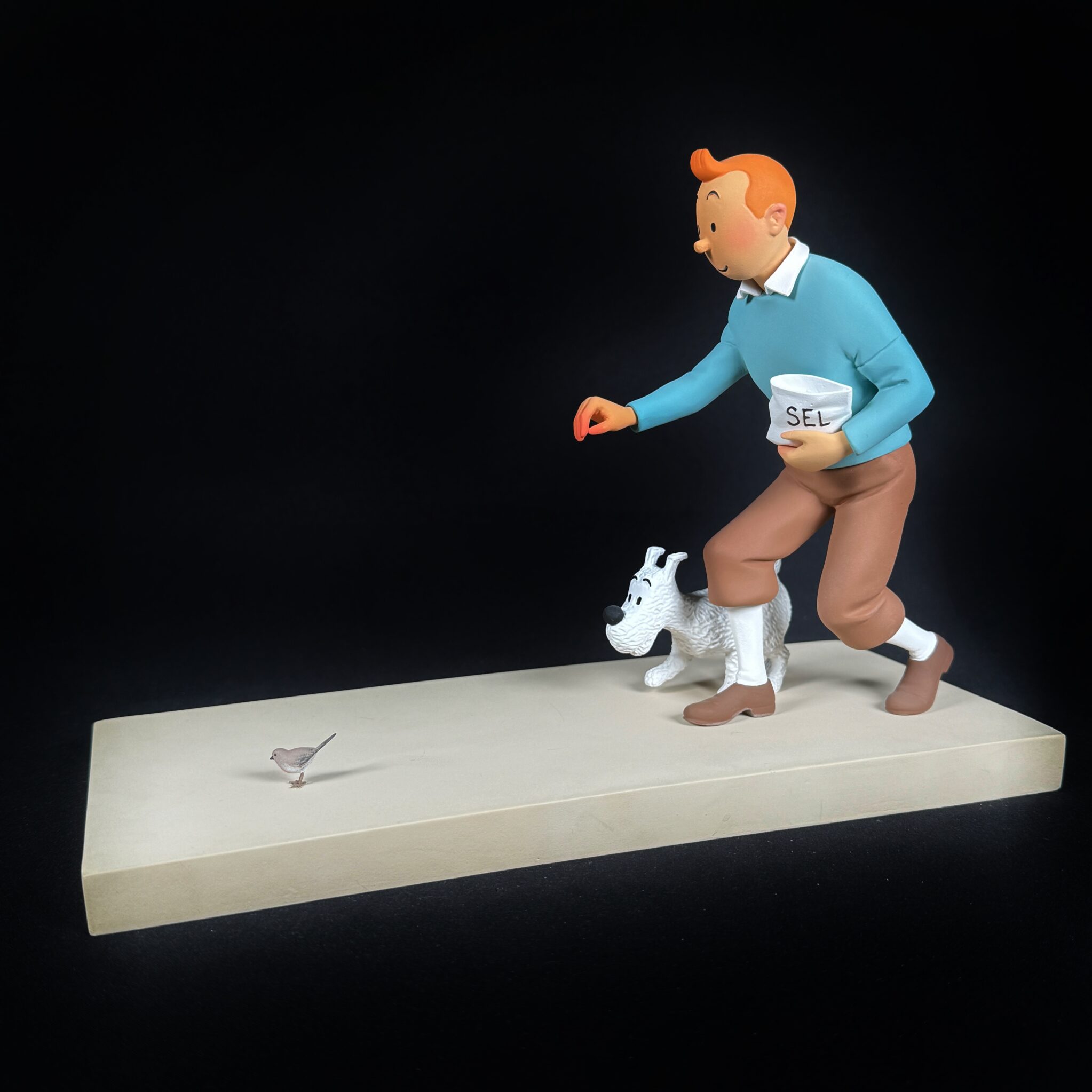 Figurine Family - Rouge gorge Tintin - Fariboles