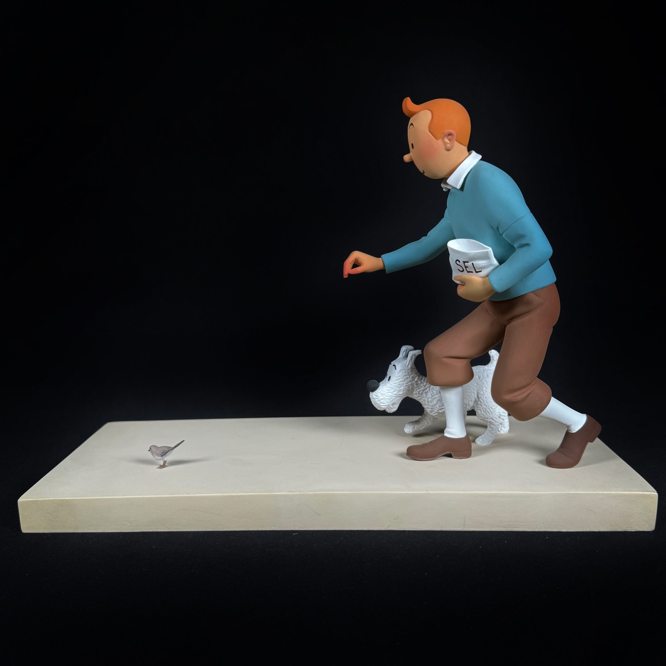Figurine Family - Rouge gorge Tintin - Fariboles