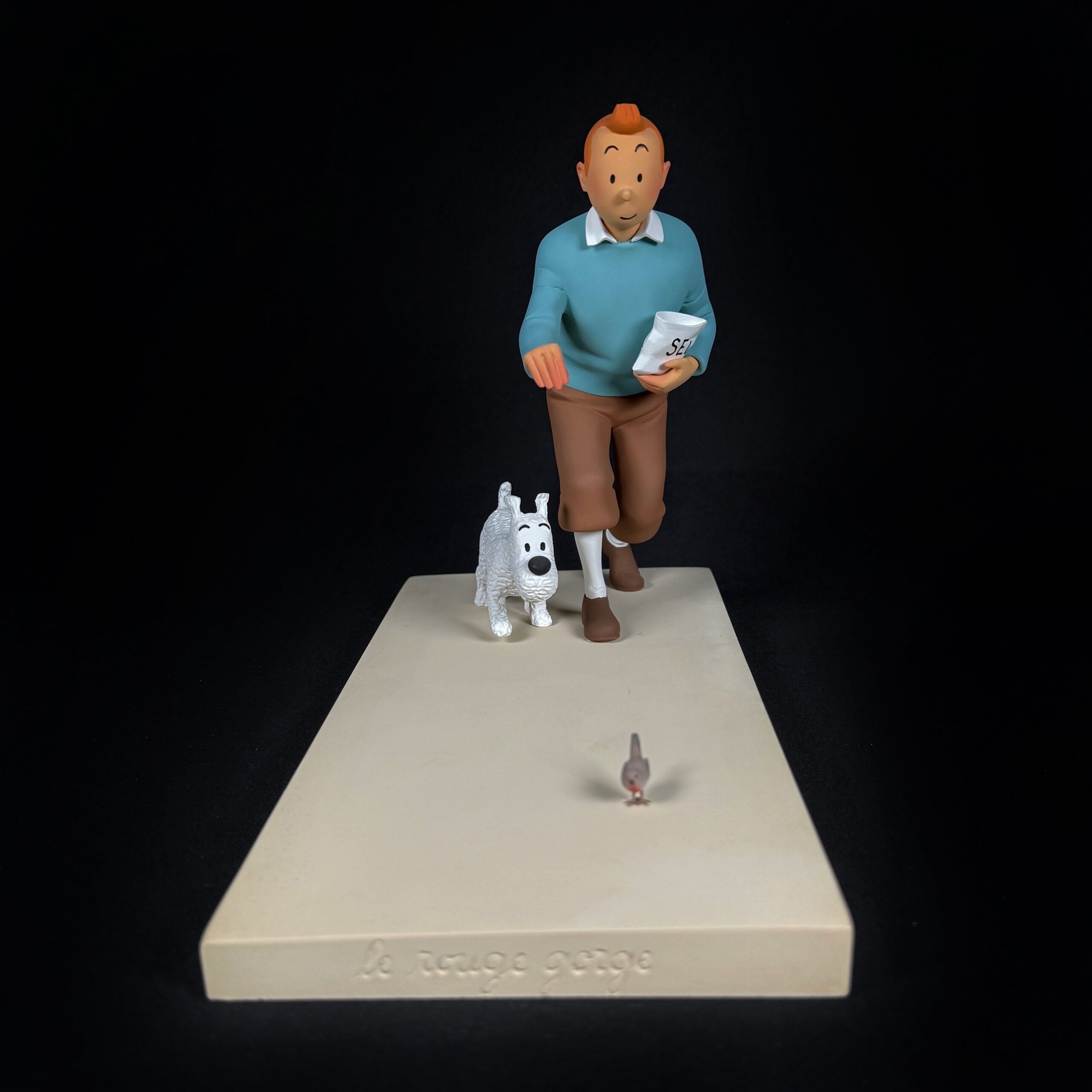 Figurine Family - Rouge gorge Tintin - Fariboles
