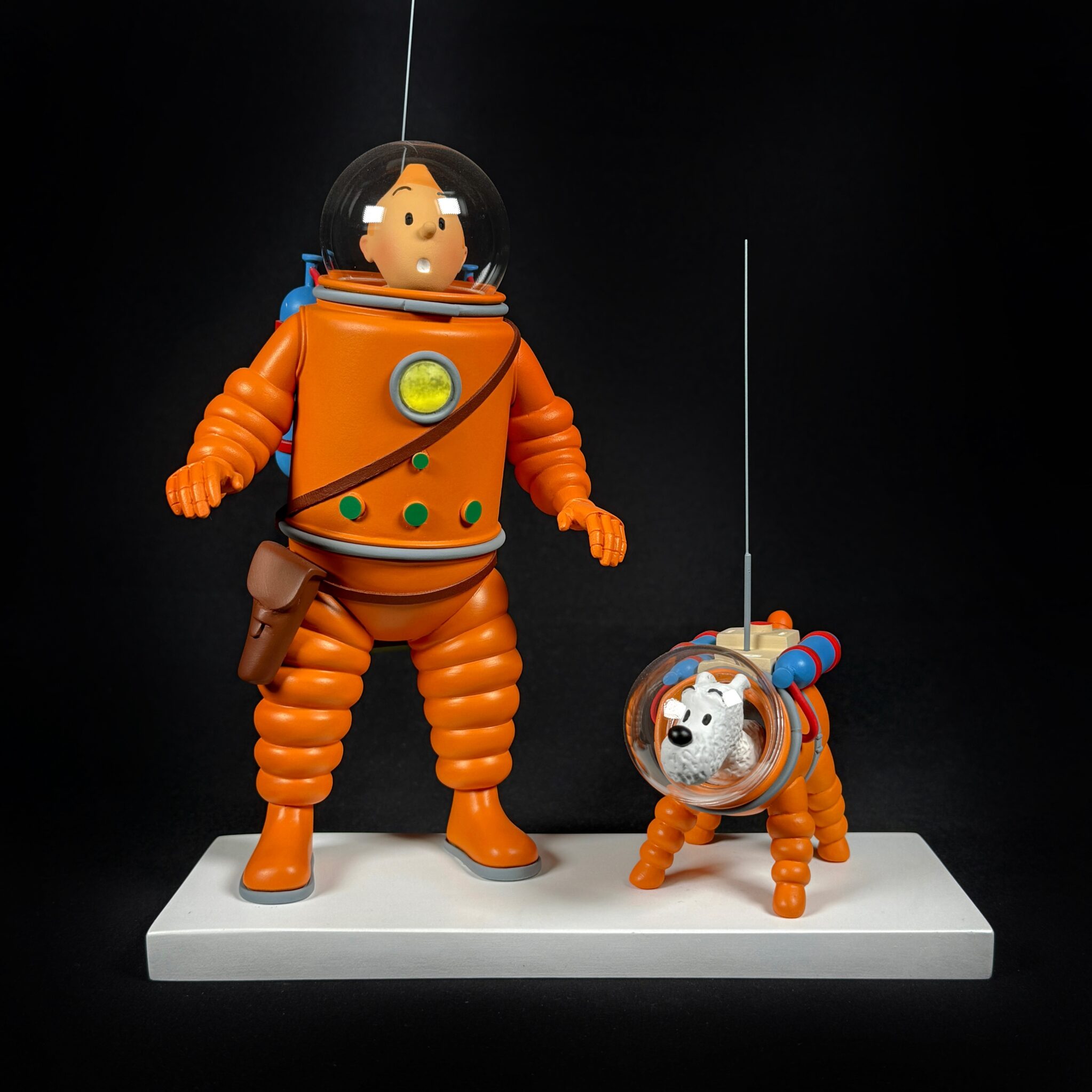 Figurine Family - Tintin et Milou cosmonautes - Fariboles