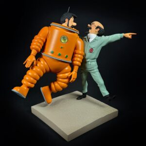 Figurine Family - Haddock et tryphon lunaire Tintin - Fariboles