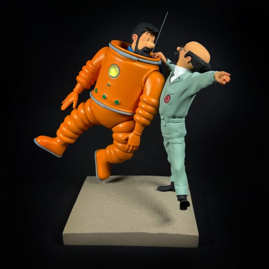 Figurine Family - Haddock et tryphon lunaire Tintin - Fariboles
