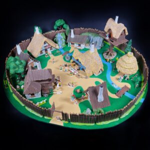 Figurine Family - Village Astérix boîte luxe - Pixi