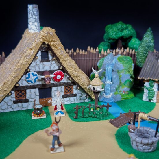 Figurine Family - Village Astérix boîte luxe - Pixi