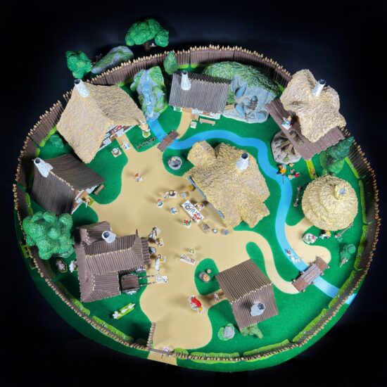 Figurine Family - Village Astérix boîte luxe - Pixi