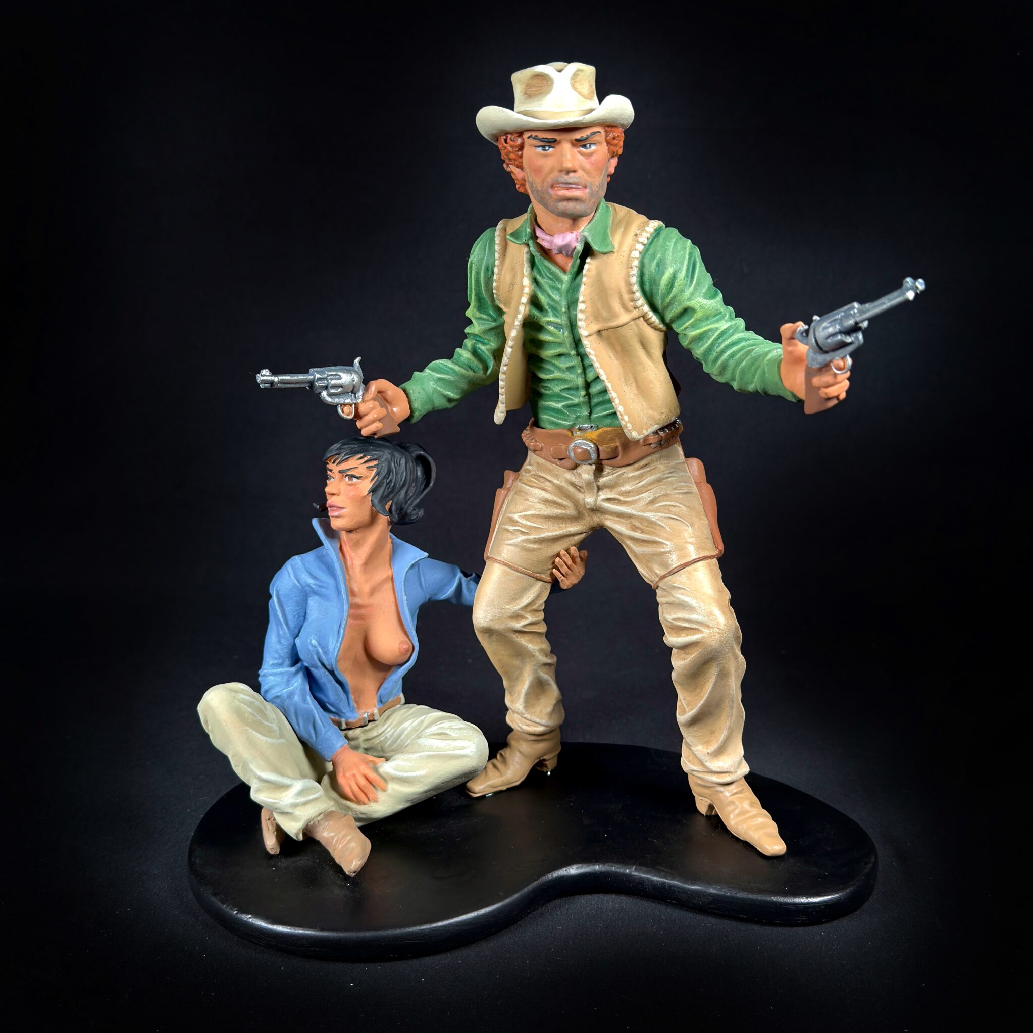 Figurine Family -Comanche - Christian Merland