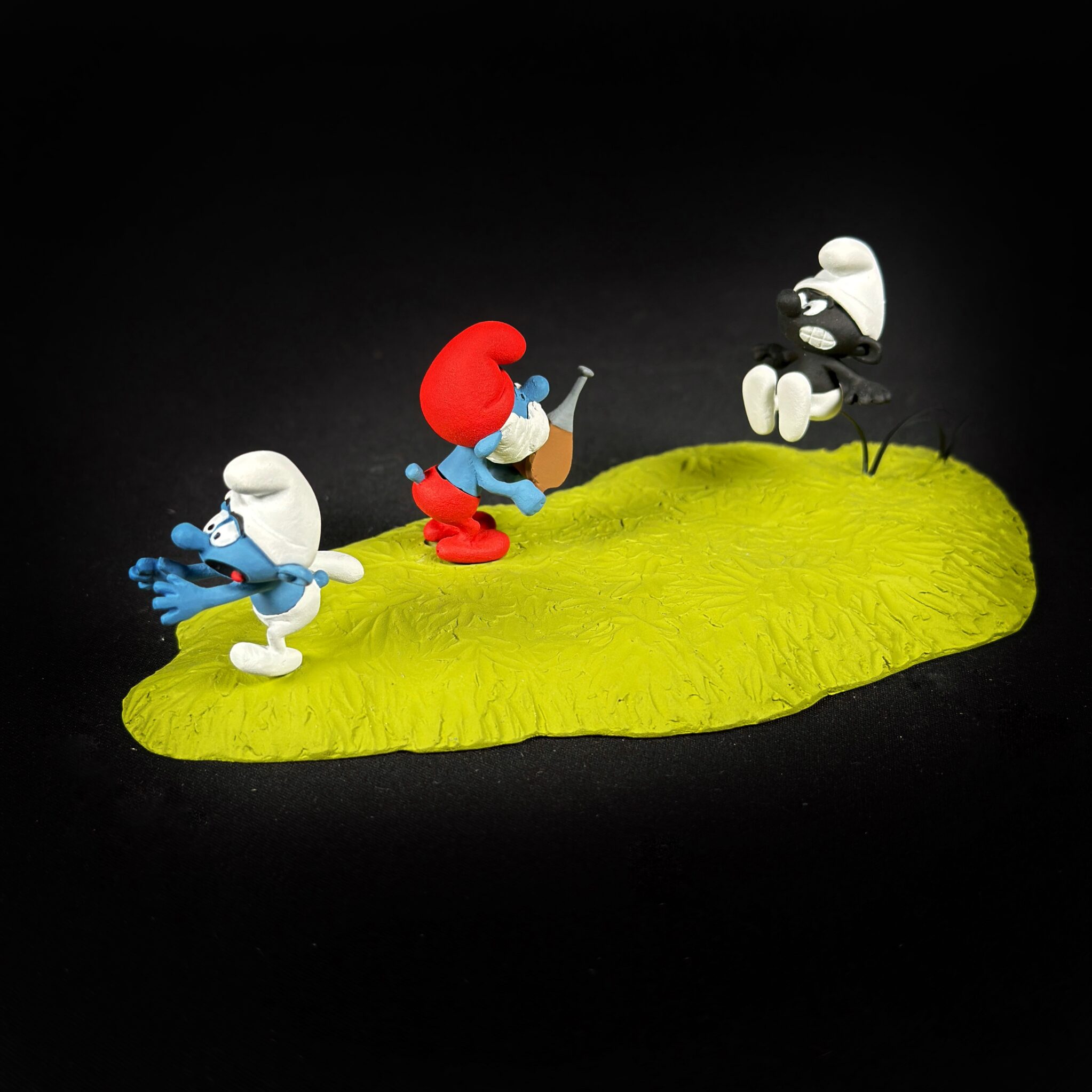 Figurine Family - Chasse du Schtroumpf noir - Fariboles