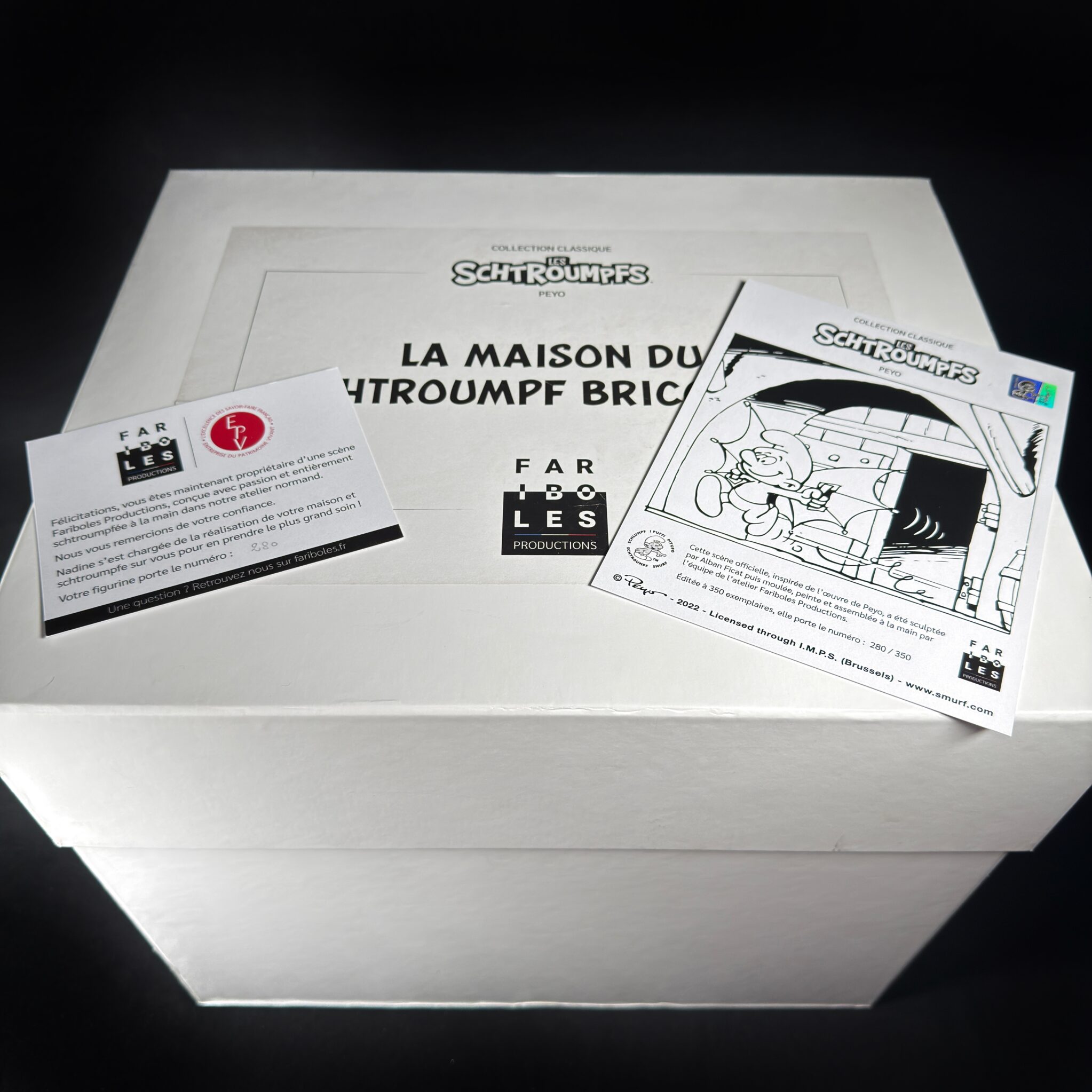 Figurine Family - Maison du schtroumpf bricoleur - Fariboles