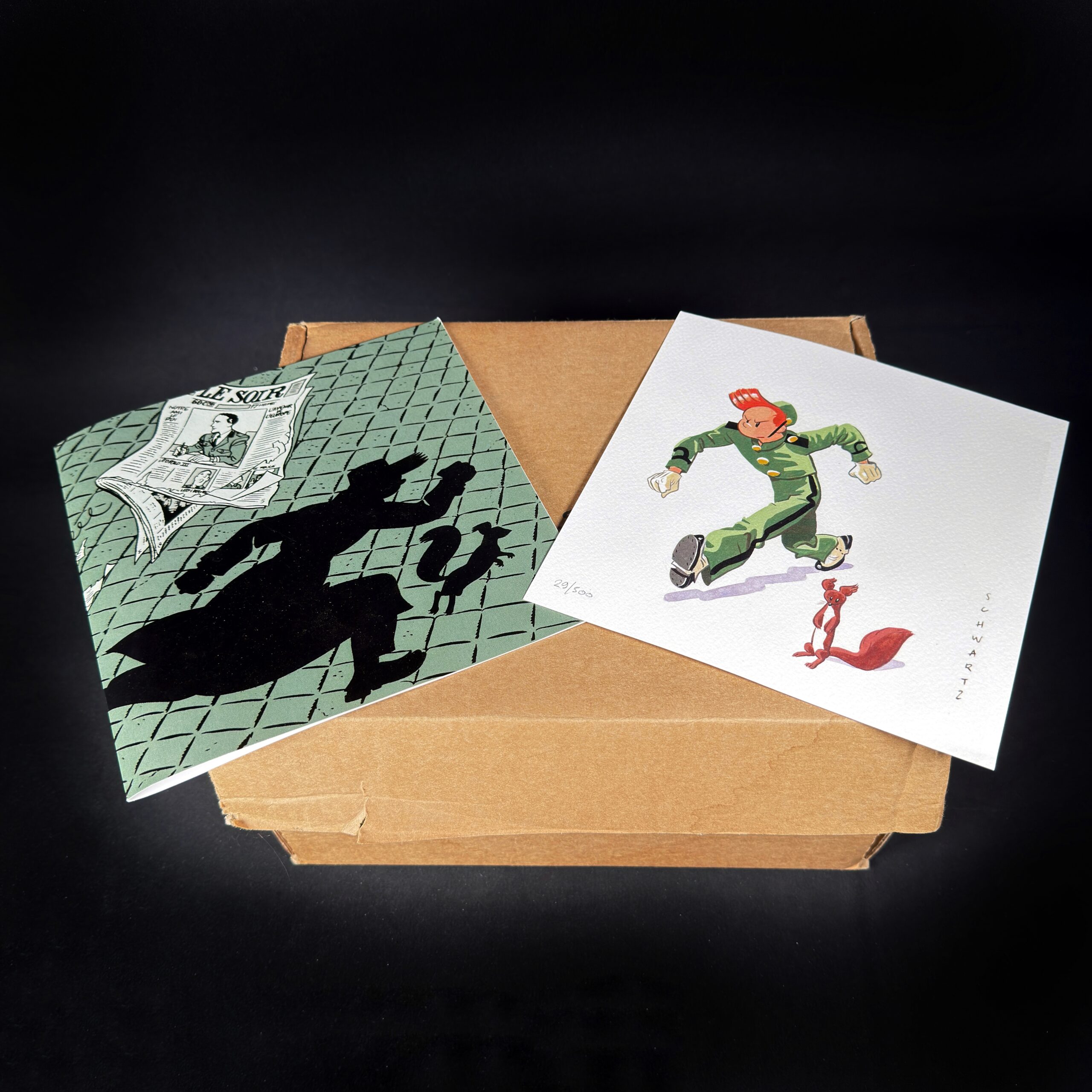 Figurine Family - Spirou groom vert de gris - Fariboles