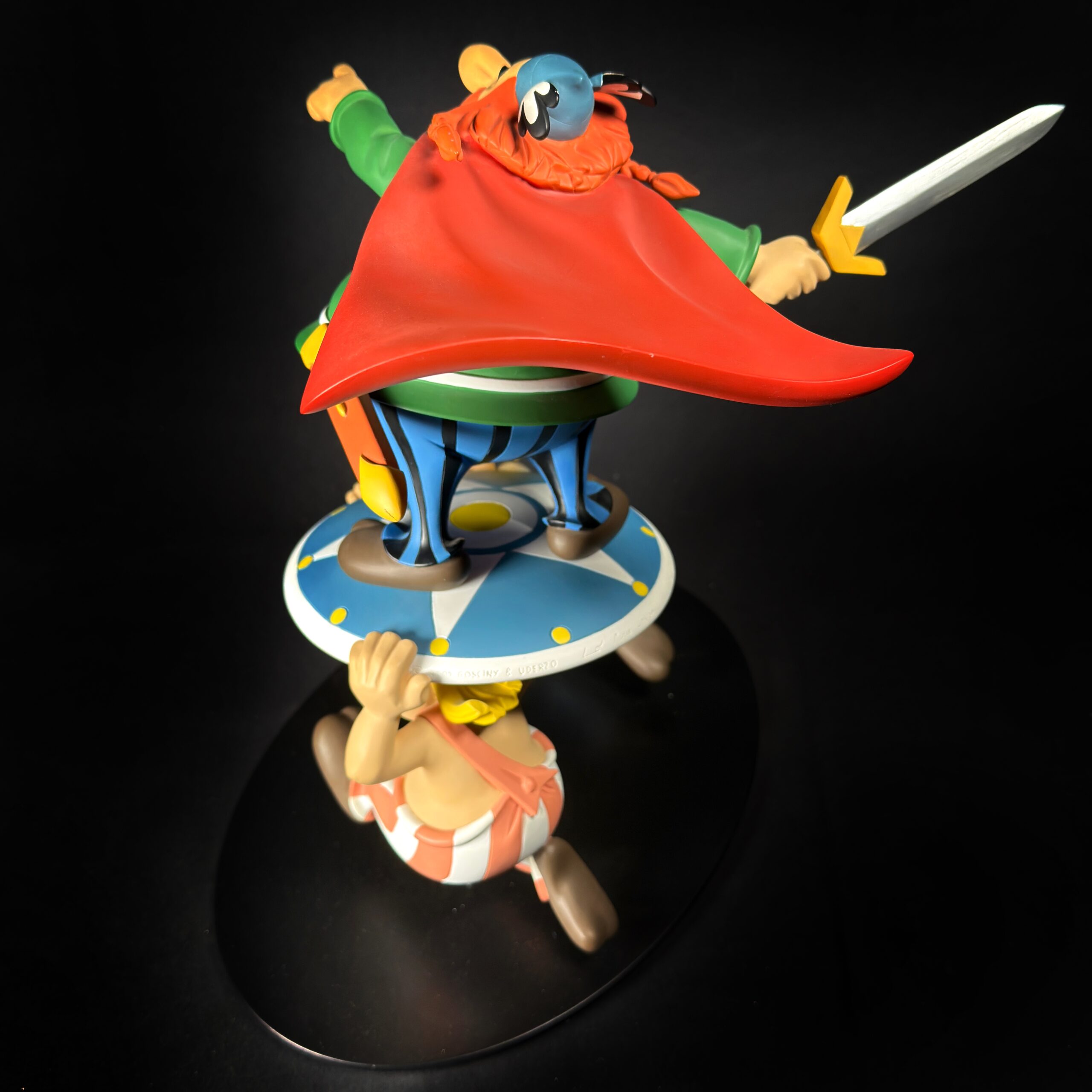 Figurine Family - Abaracourcix et ses porteurs - Leblon Delienne