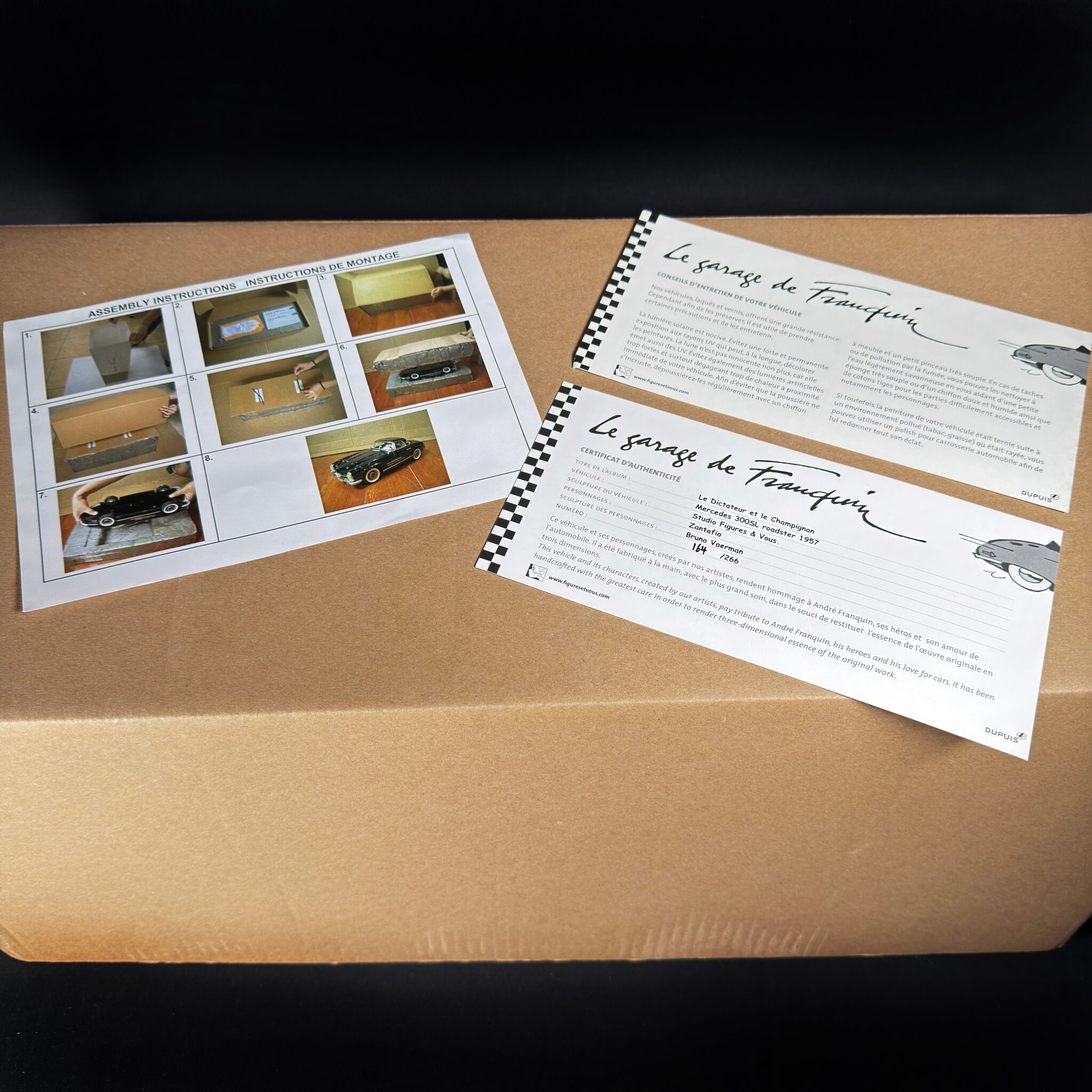 Figurine Family – Mercedes 300 SL roadster – Figures et vous Figurine Family - Mercedes 300 SL roadster - Figures et vous