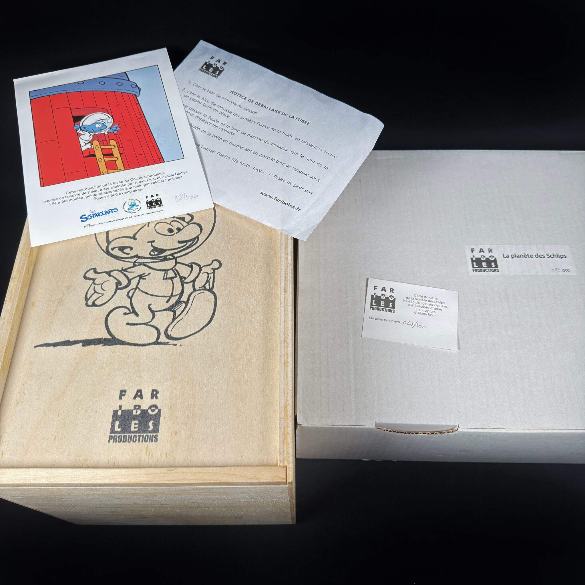 Figurine Family - Fusée Cosmoschtroumpf - Fariboles