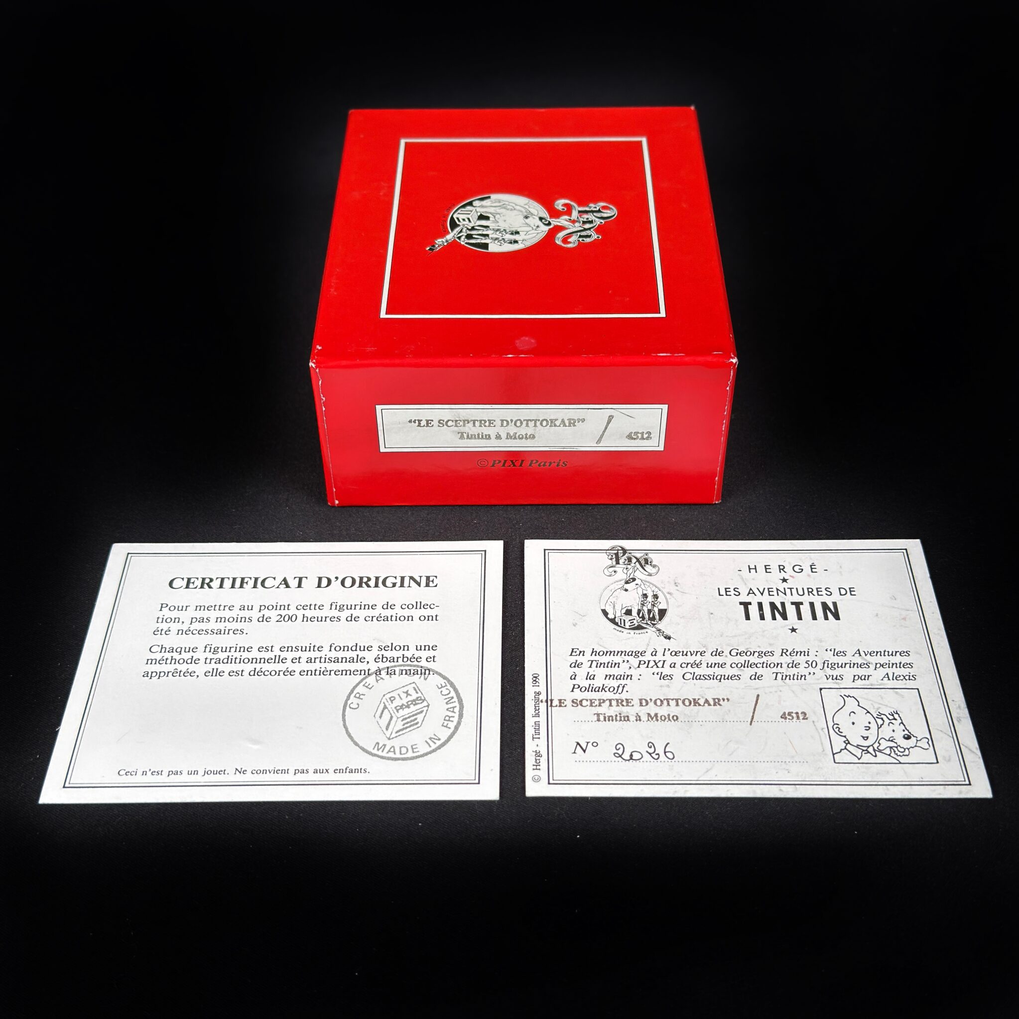 Figurine Family – Tintin à moto – Pixi Figurine Family - Tintin à moto - Pixi