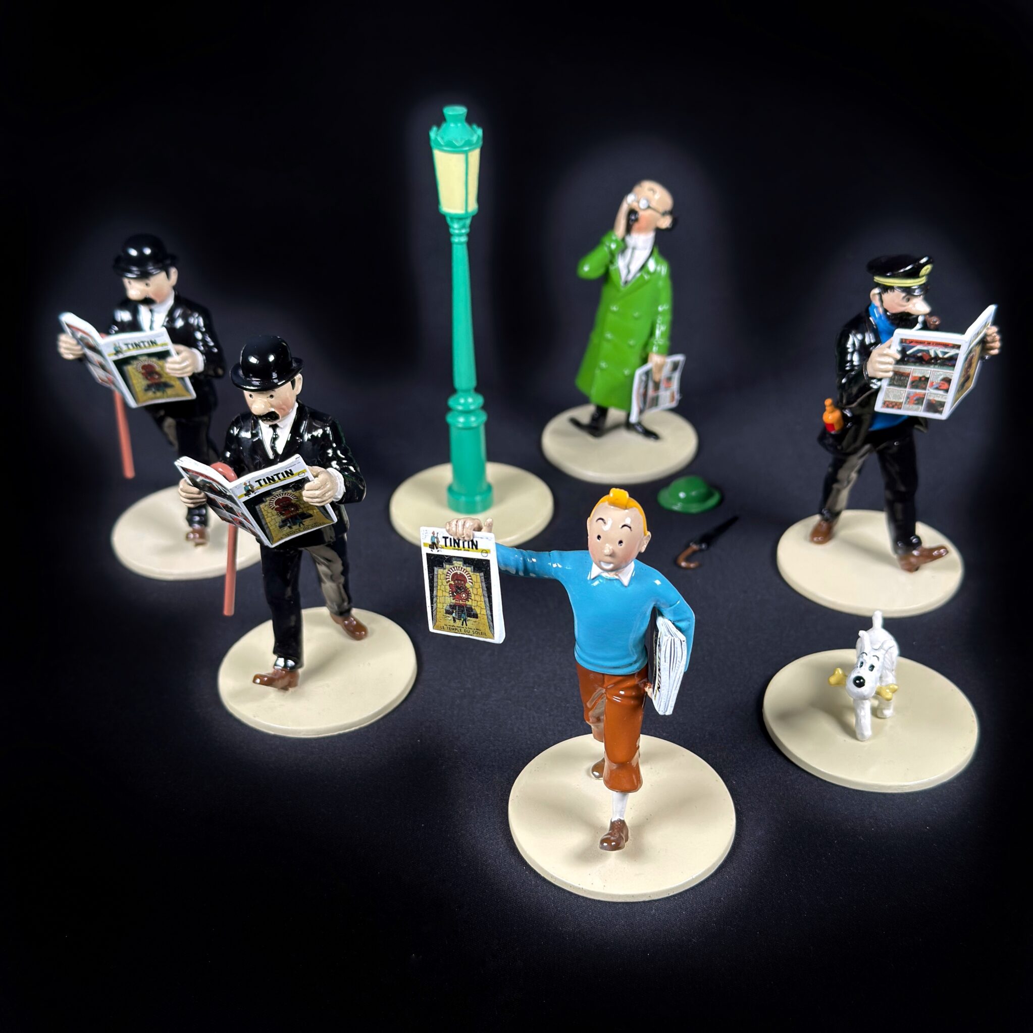 Figurine Family - Série lisez tintin - Moulinsart