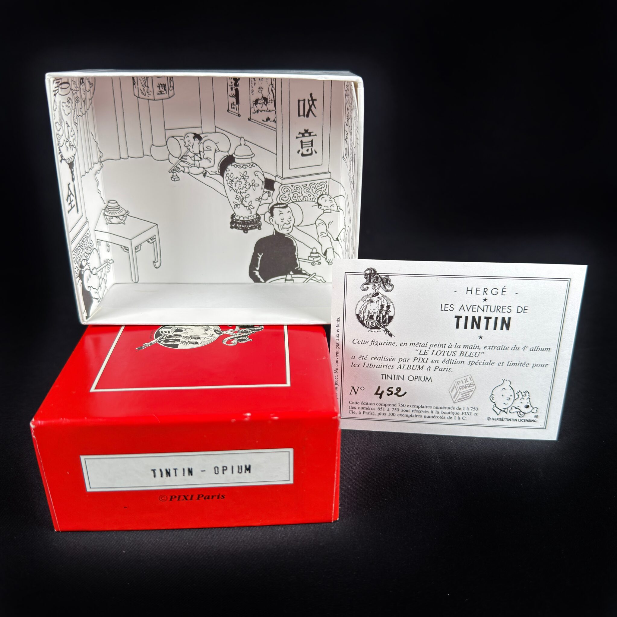 Figurine Family – Tintin opium série 3 – Pixi Figurine Family - Tintin opium série 3 - Pixi