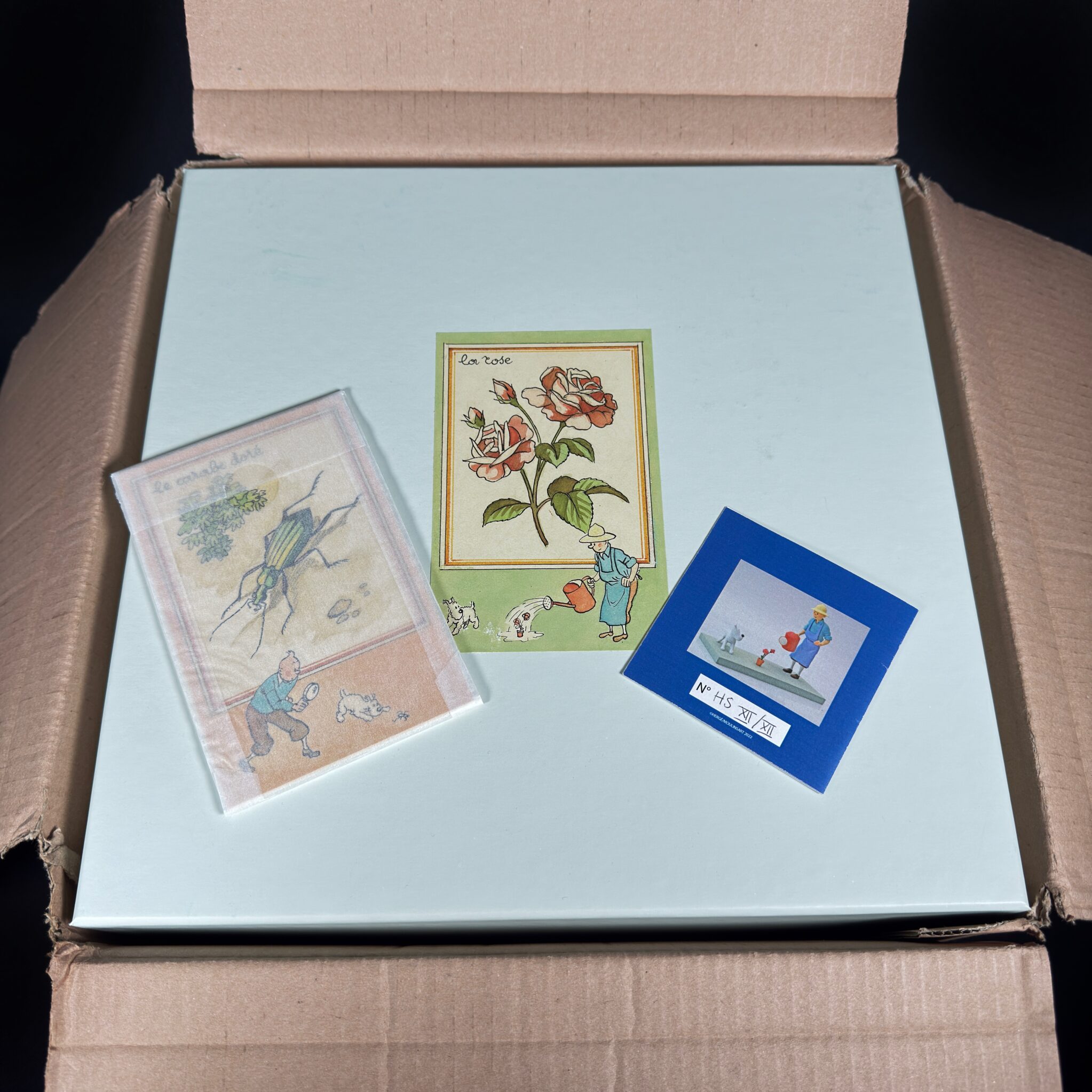 Figurine Family - Tintin la rose - Fariboles