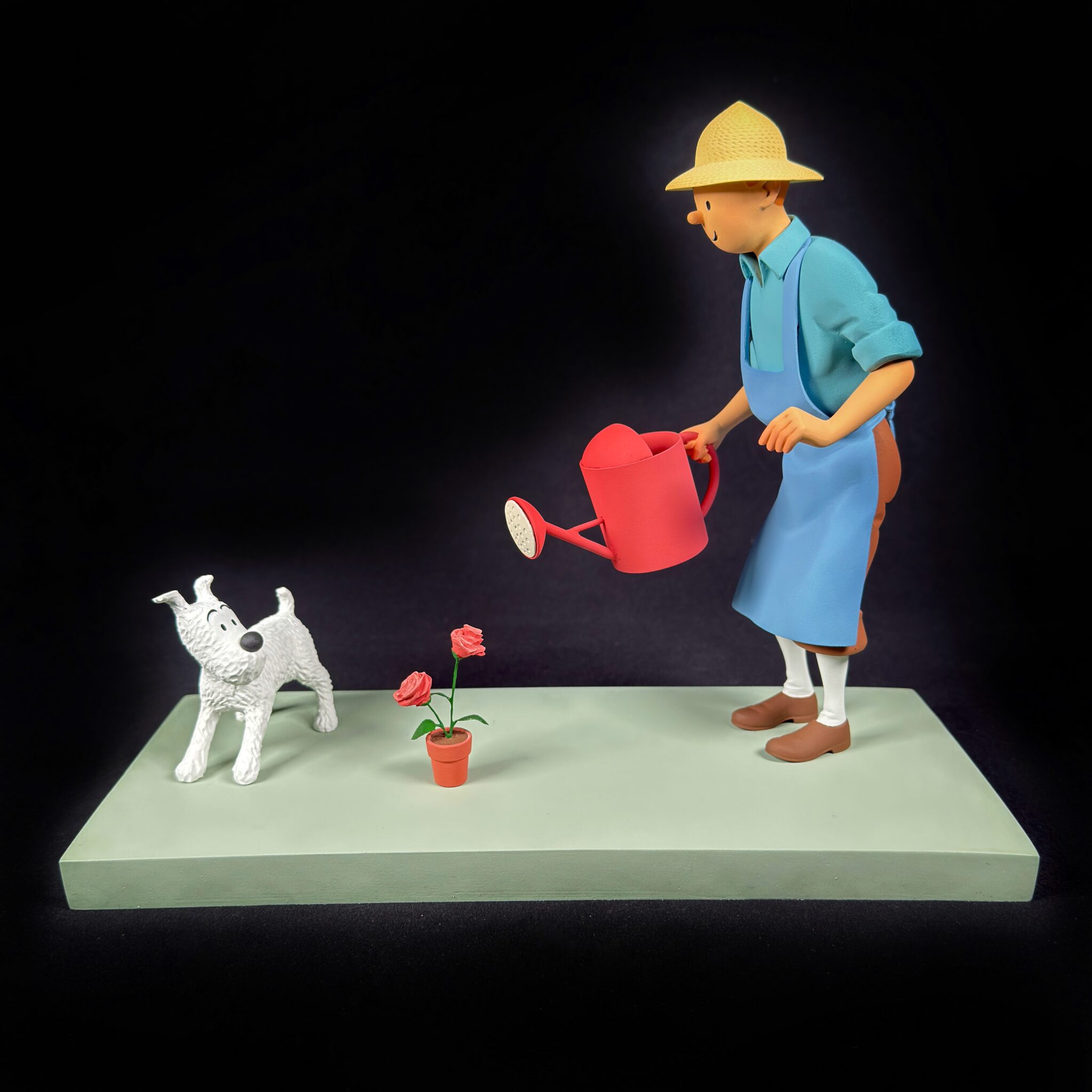 Figurine Family - Tintin la rose - Fariboles