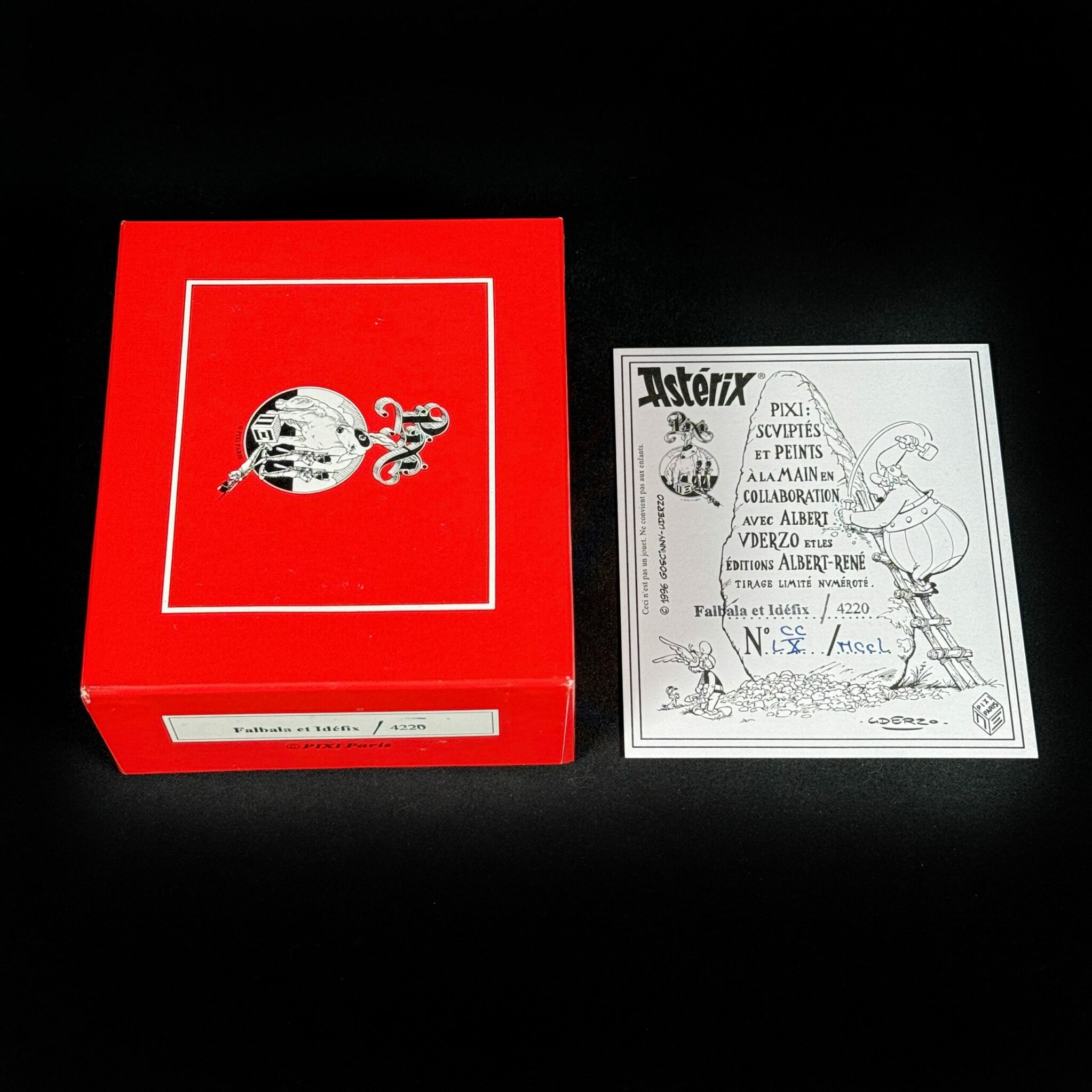 Figurine Falbala et idefix