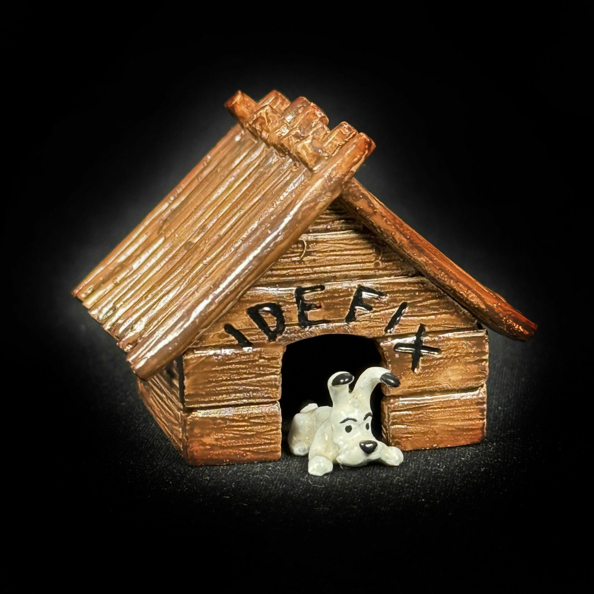 Idefix devant sa niche pixi - Figurines Family