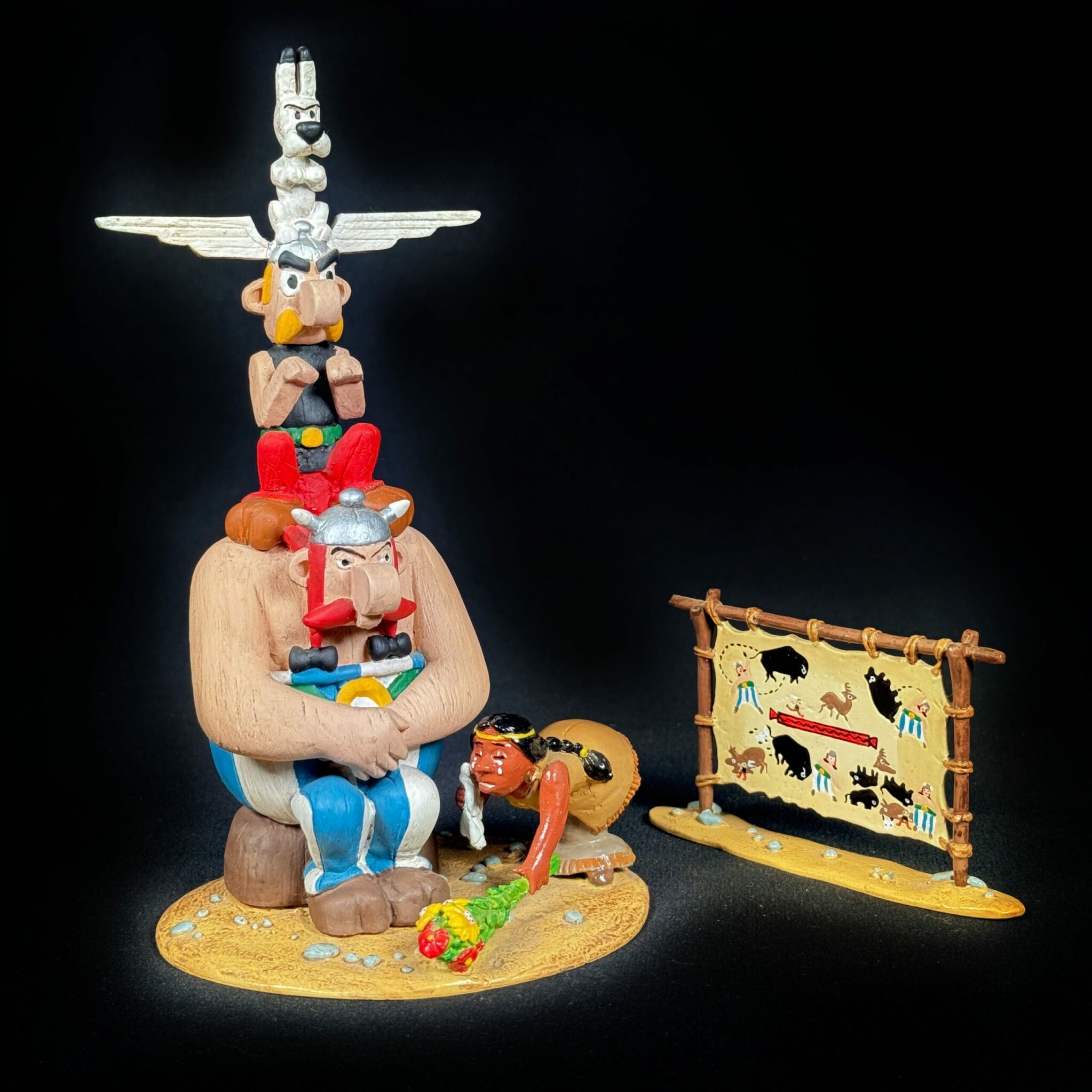 Figurine astérix Le totem