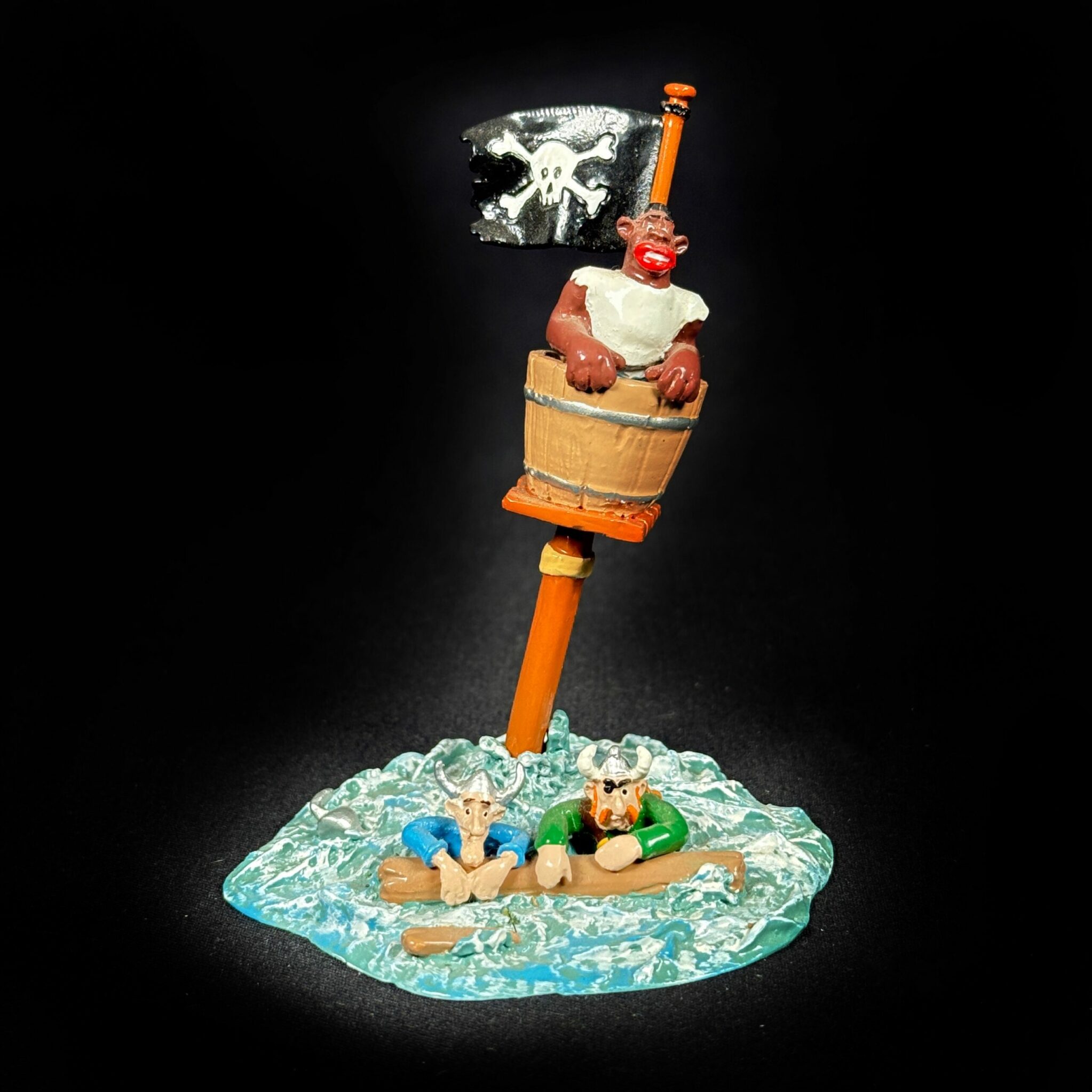 Figurine naufrage pirate astérix