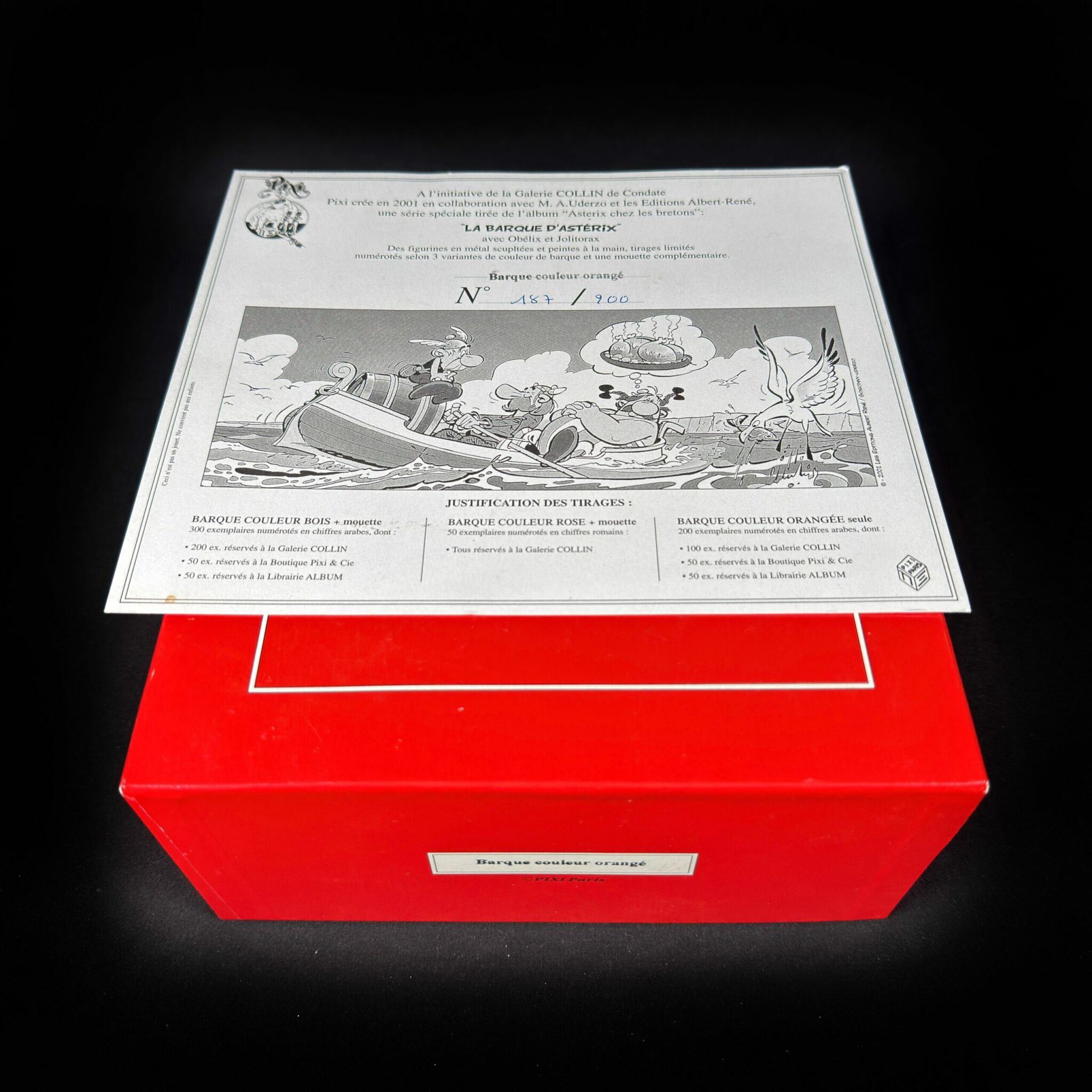 Figurine barque astérix pixi