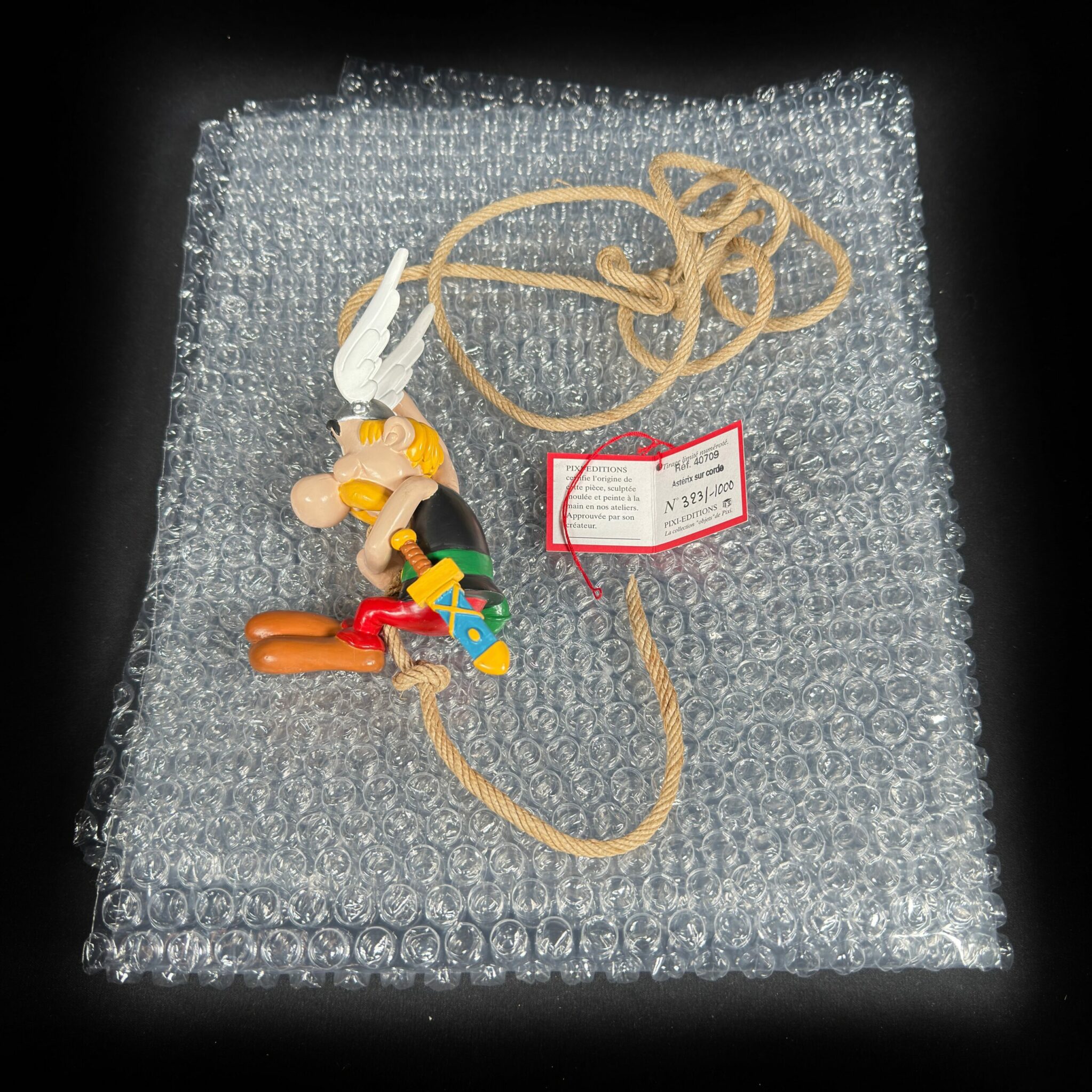 Figurine Astérix à la corde pixi