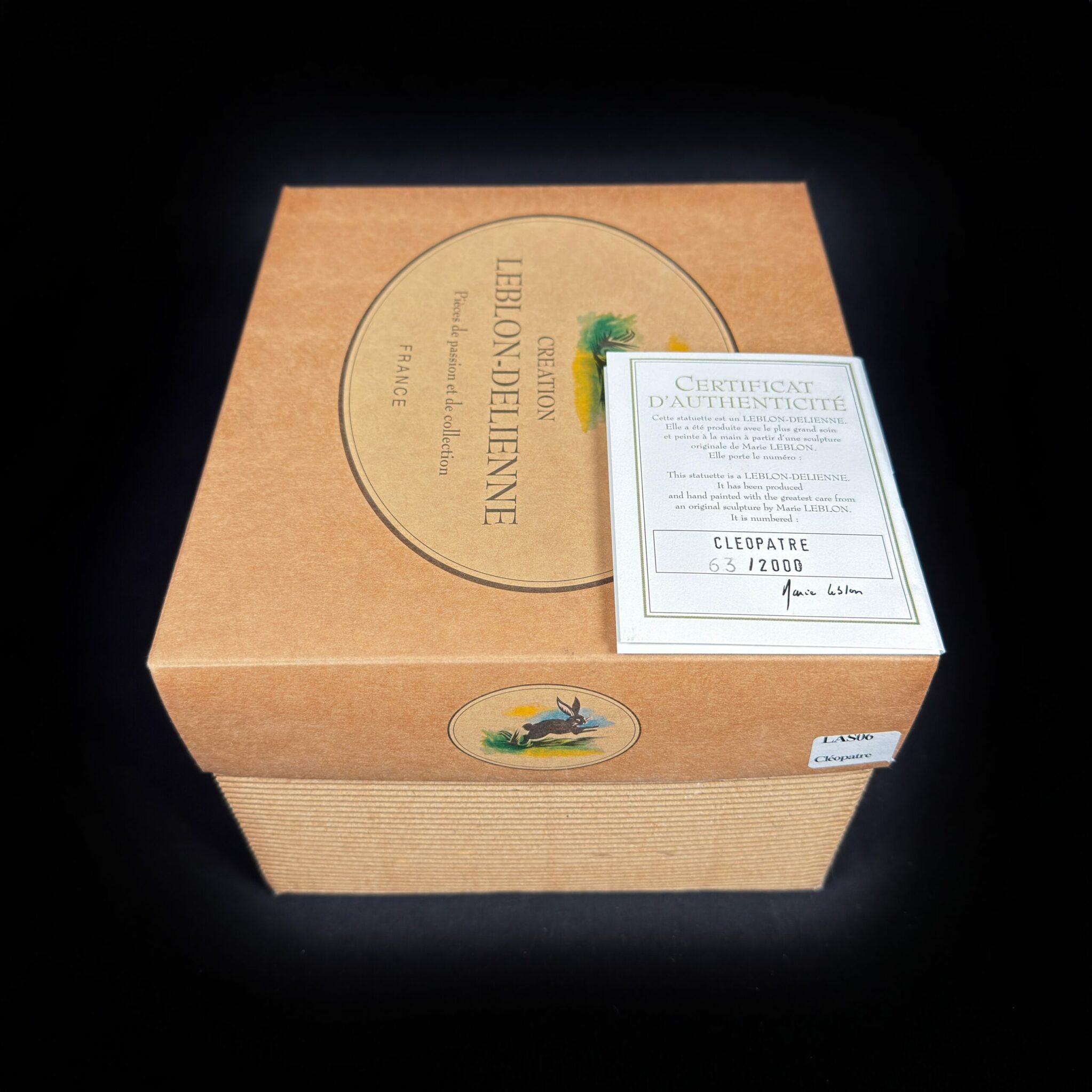 Figurine Cleopatre leblon