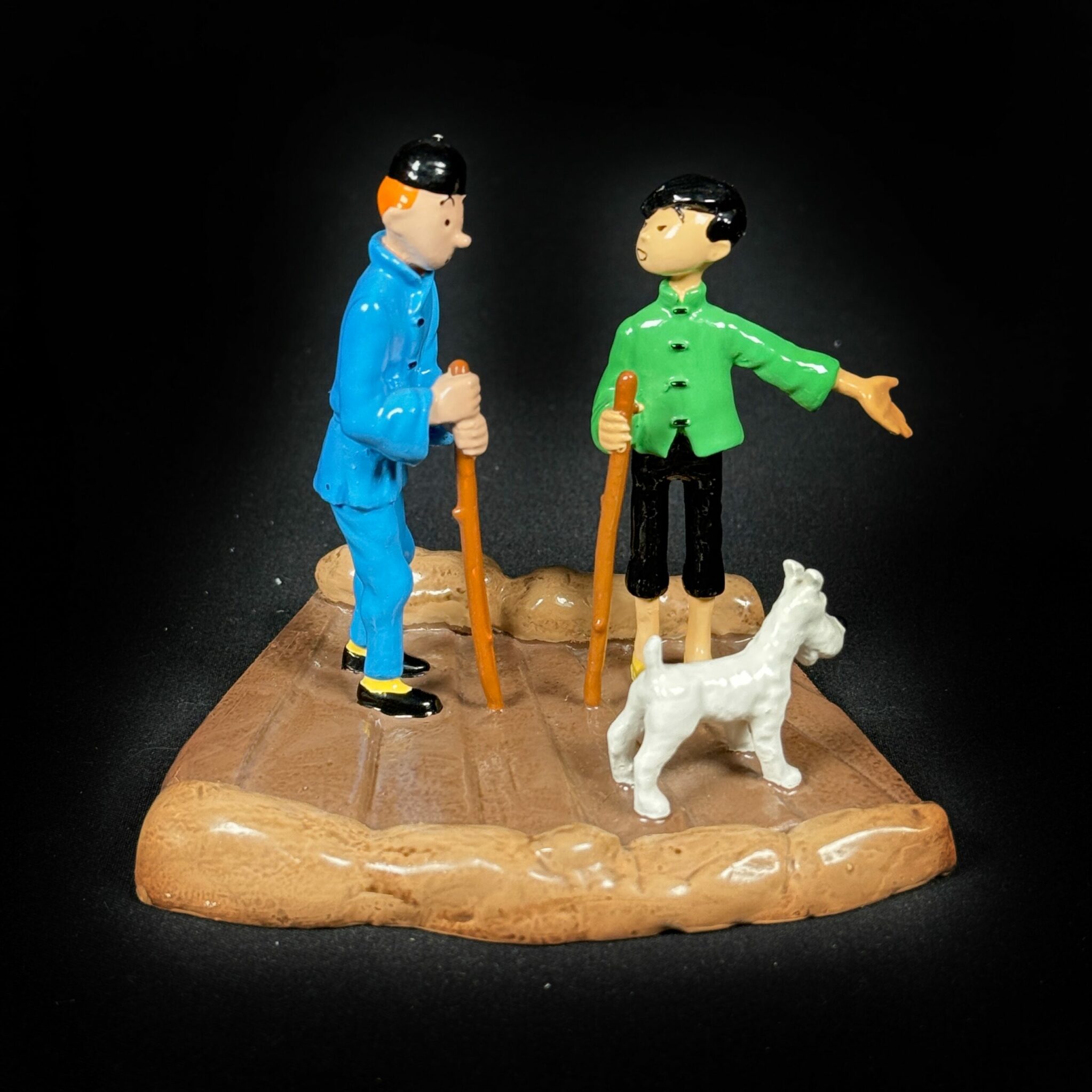 Figurine Tintin et Tchang