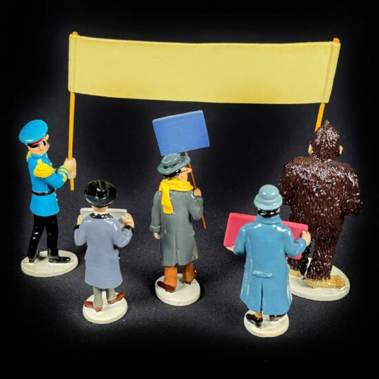 Moulinsart Tintin Figurines en Alliage Carte de Vœux 1972