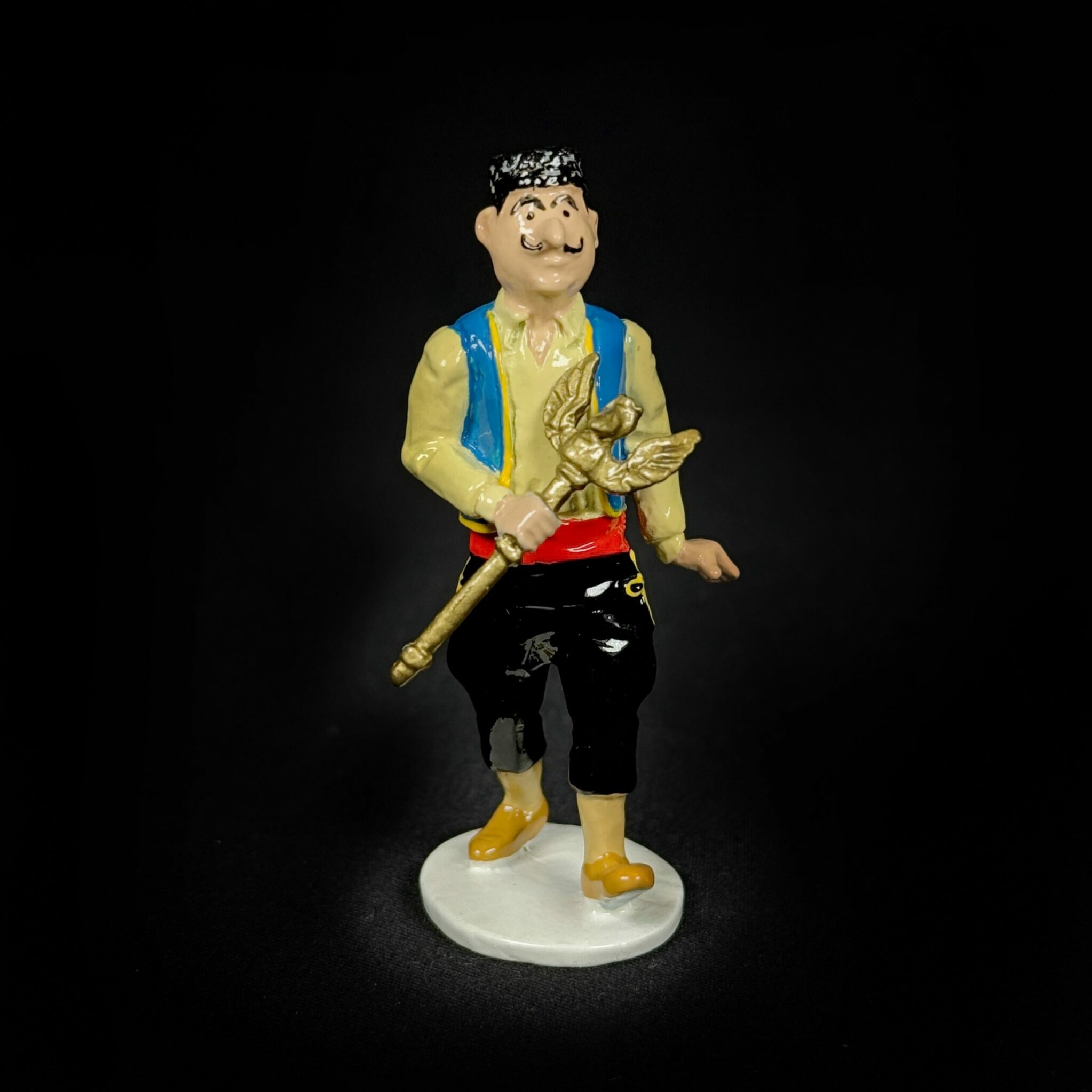Figurine voleur de sceptre tintin