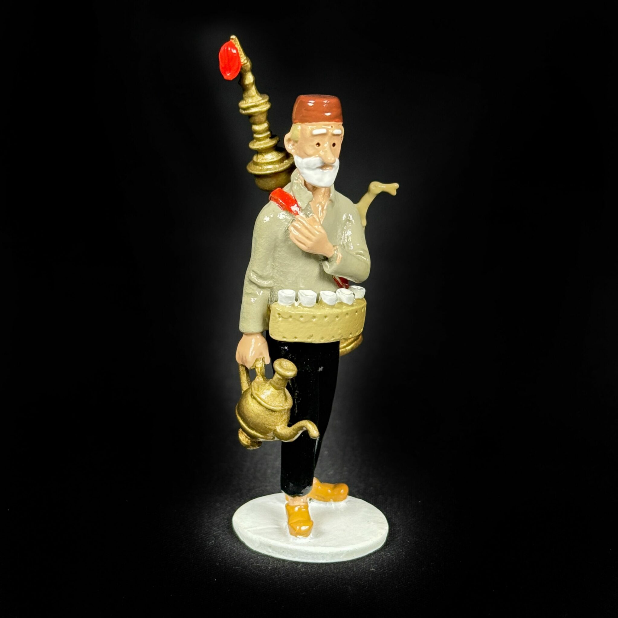 Figurine marchand de thé Tintin