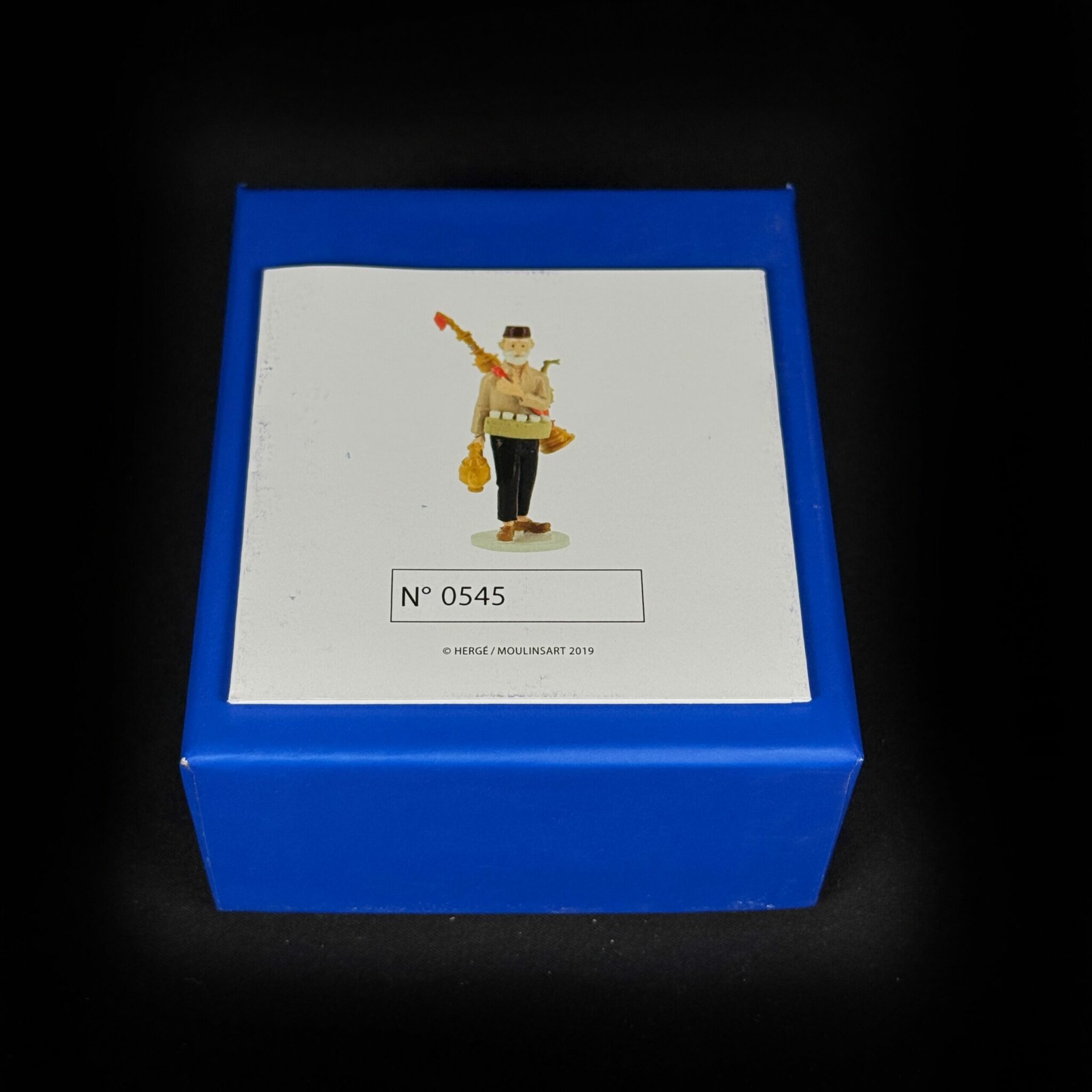 Figurine marchand de thé Tintin