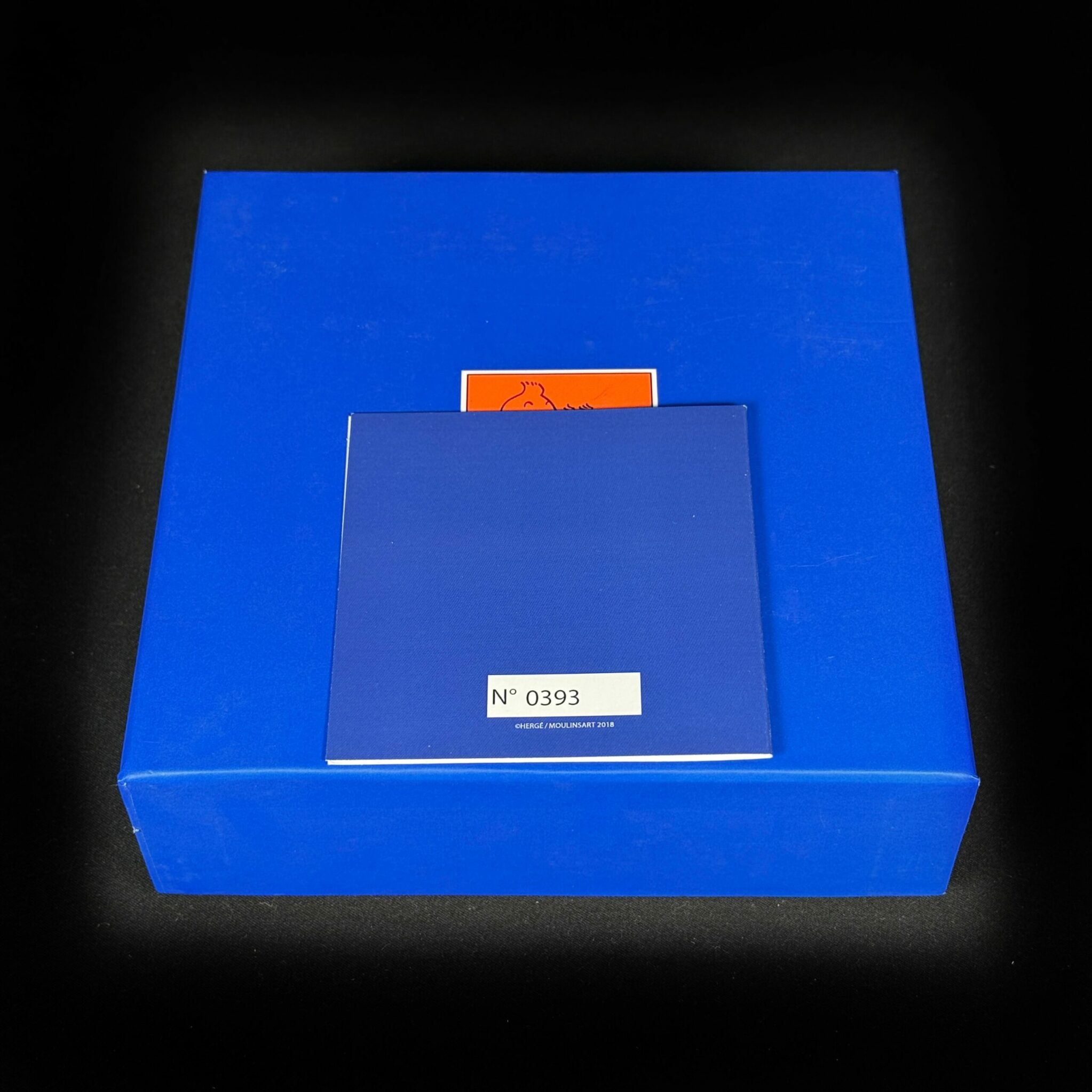 Figurine Porte drapeau tintin