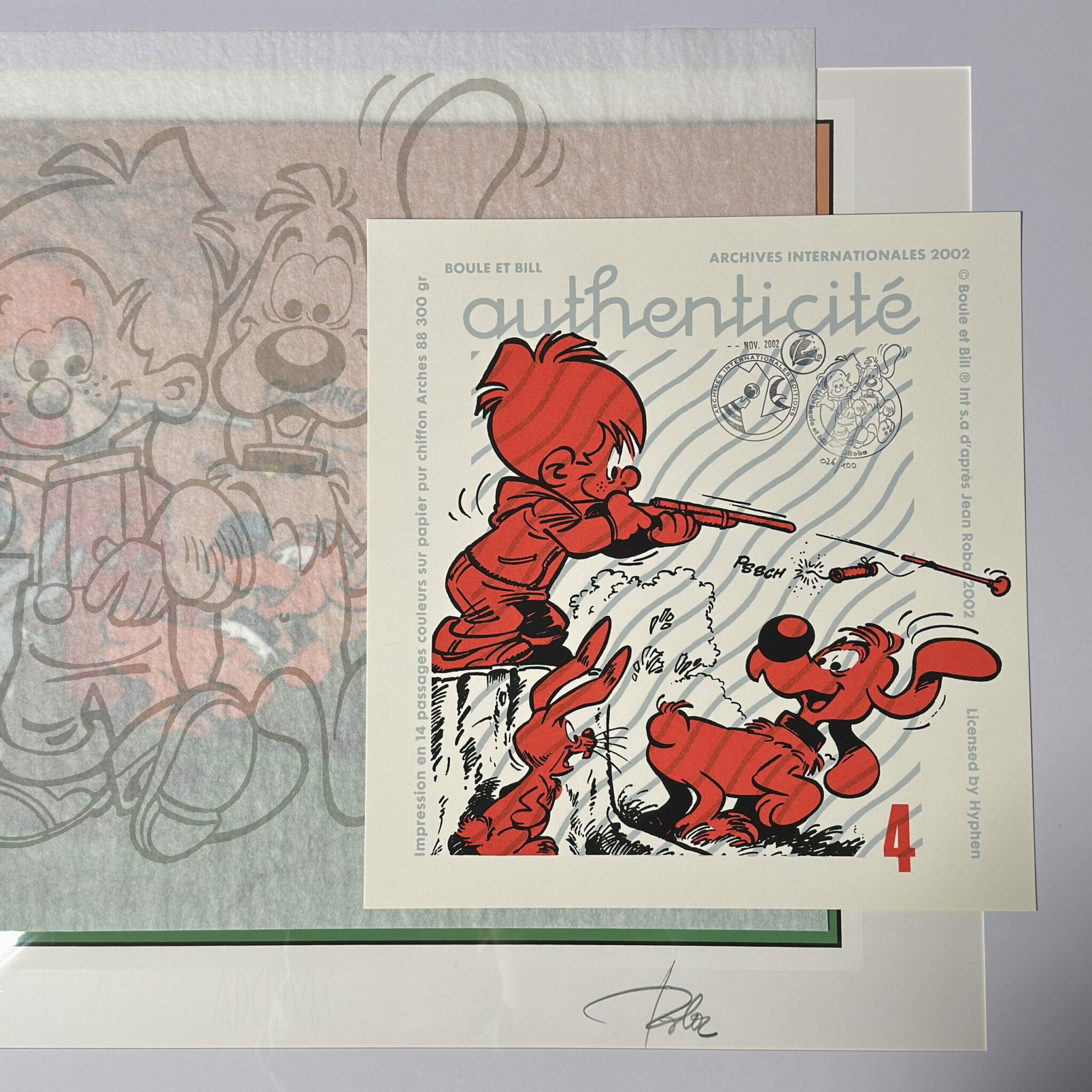 Sérigraphie Roba signée