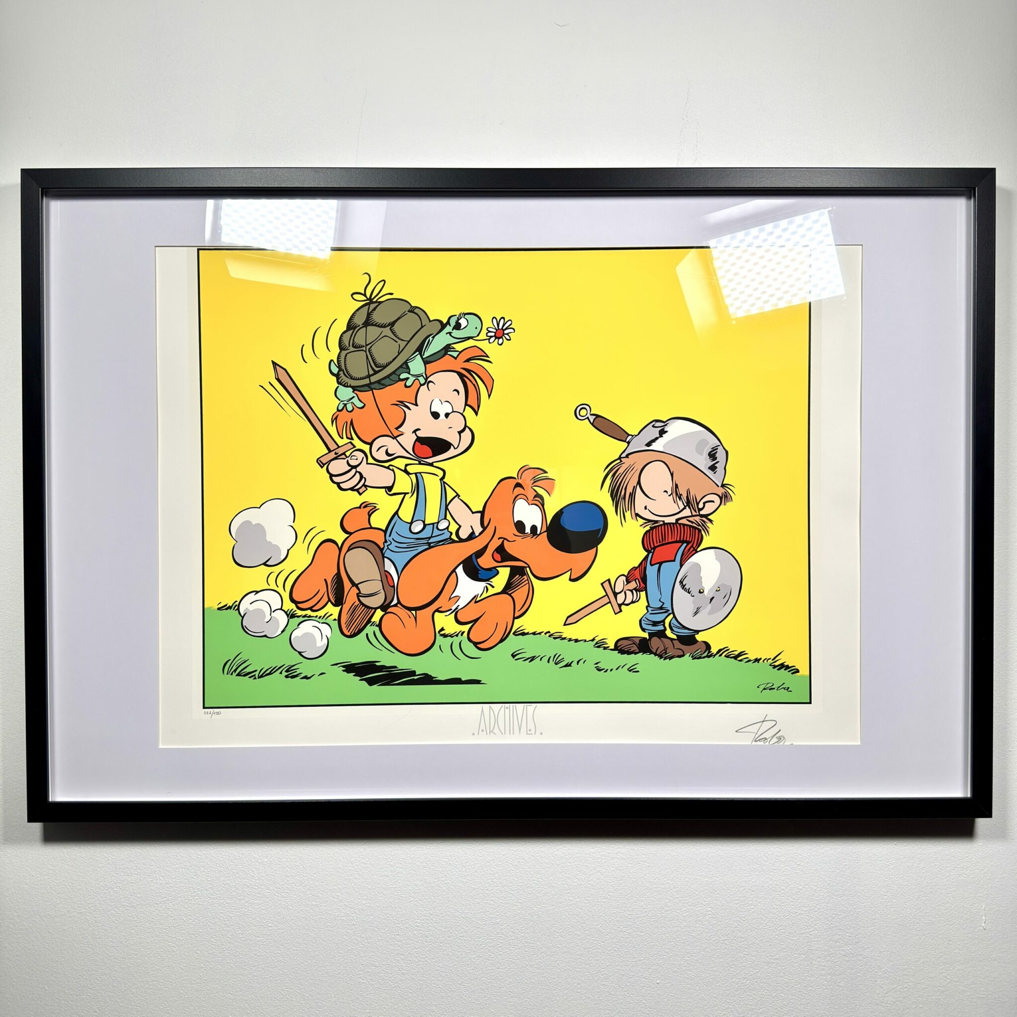 Sérigraphie Roba signée