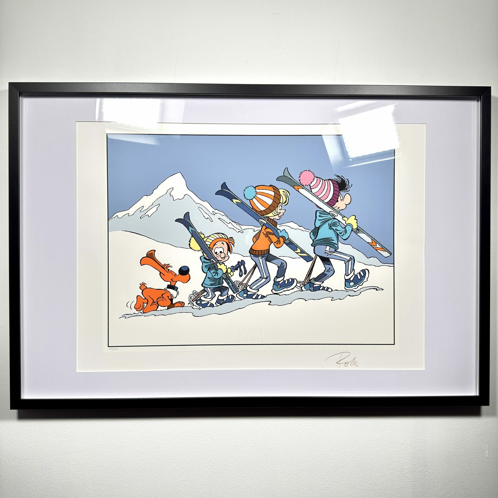 Sérigraphie Roba signée