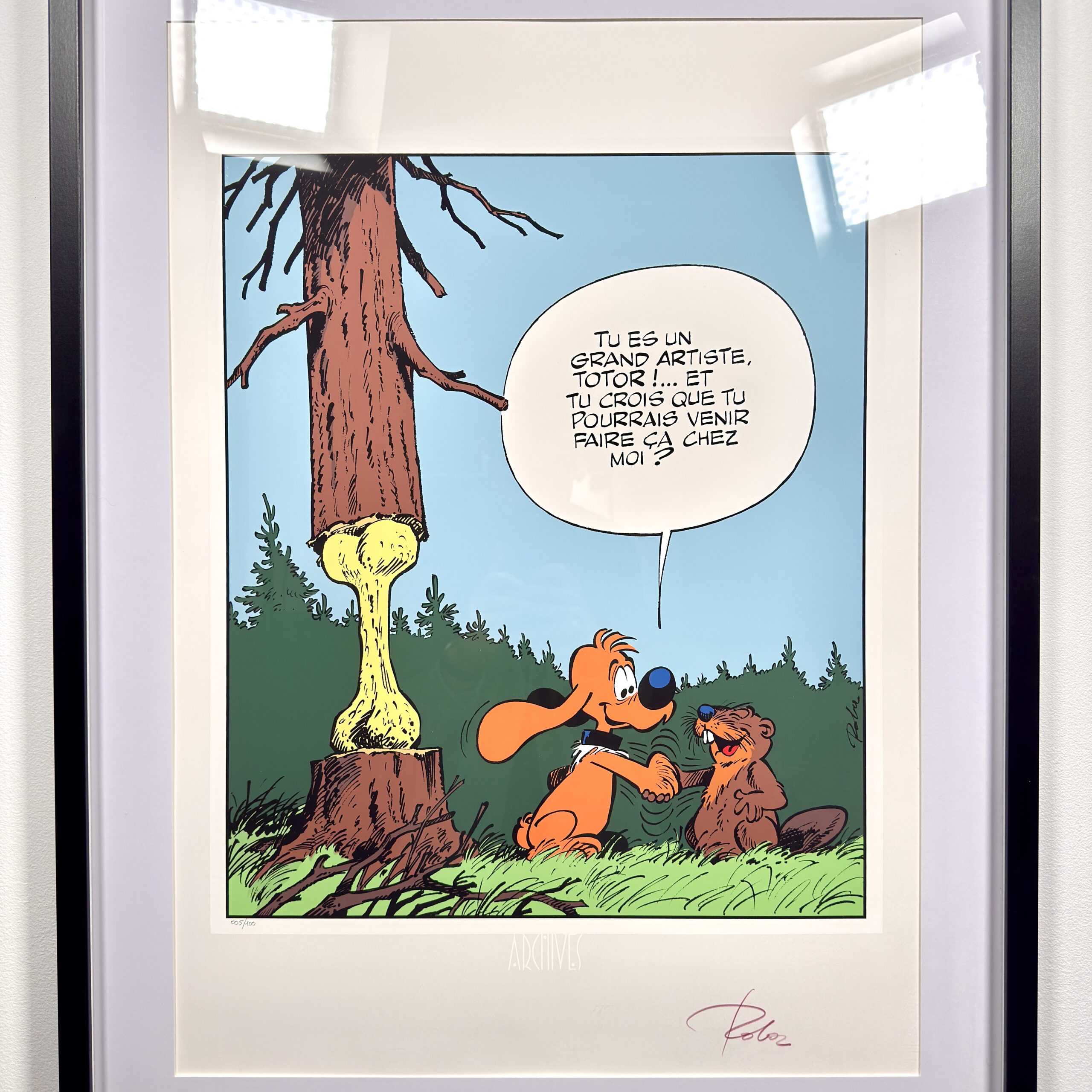 Sérigraphie Roba signée